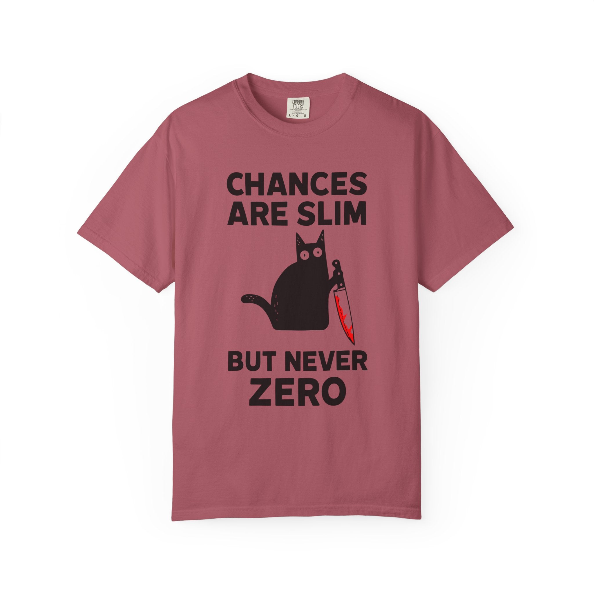 Murder Cat Gym Tee or Pump Cover, Chances Are Slim, But...-T-Shirt-Gym Classics