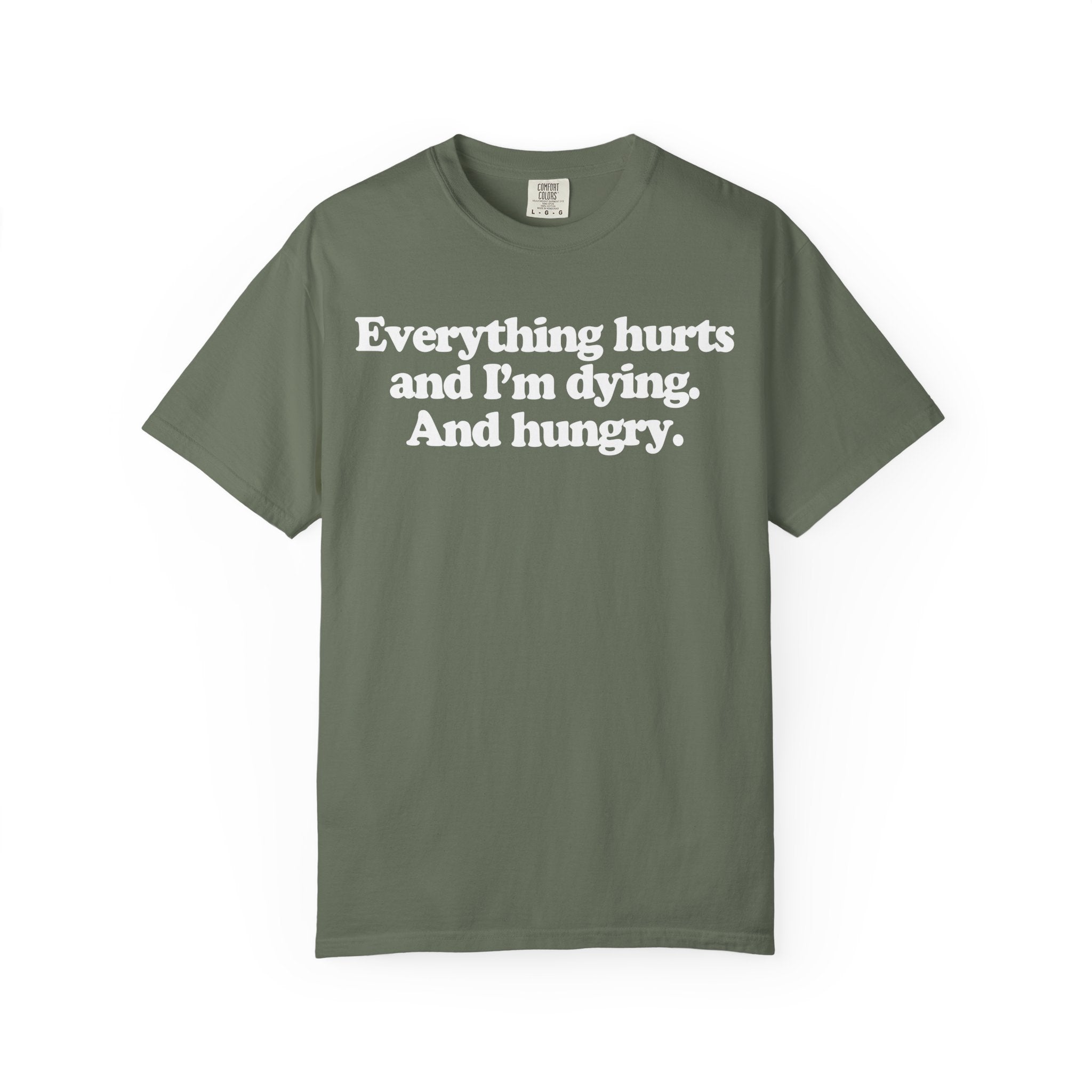 Everything Hurts And I'm Hungry Gym Tee or Pump Cover-T-Shirt-Gym Classics