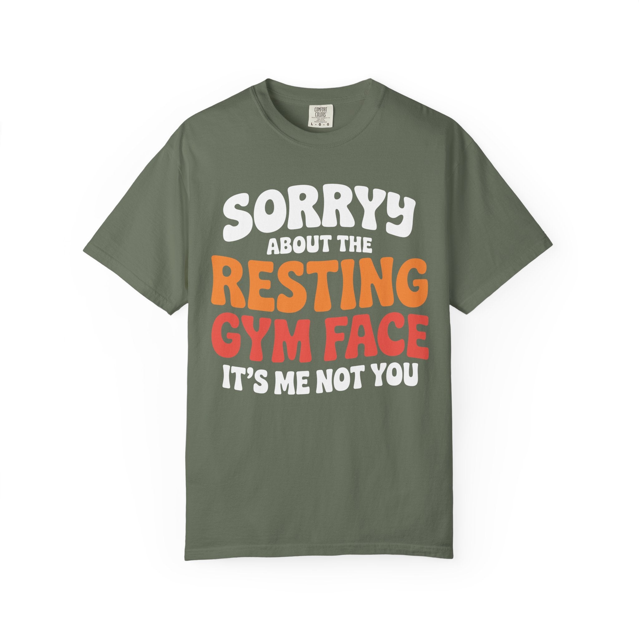 Funny Resting Gym Face T-Shirt, Weightlifting Workout Tee-T-Shirt-Gym Classics