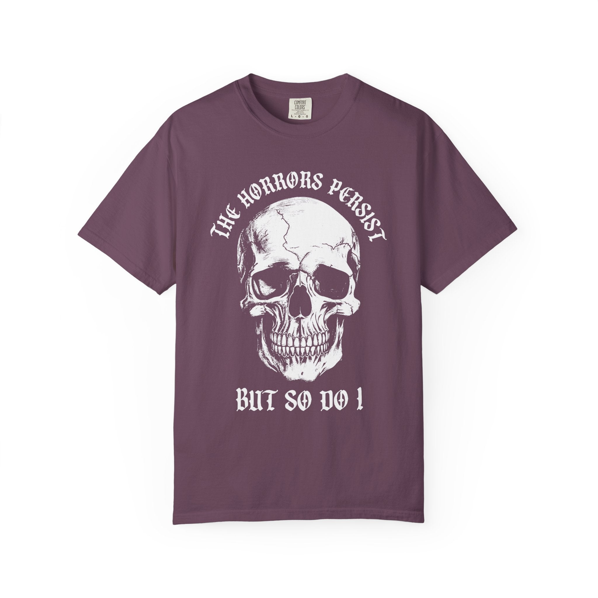 Motivation Skull Gym Tee, Strength and Determination-T-Shirt-Gym Classics