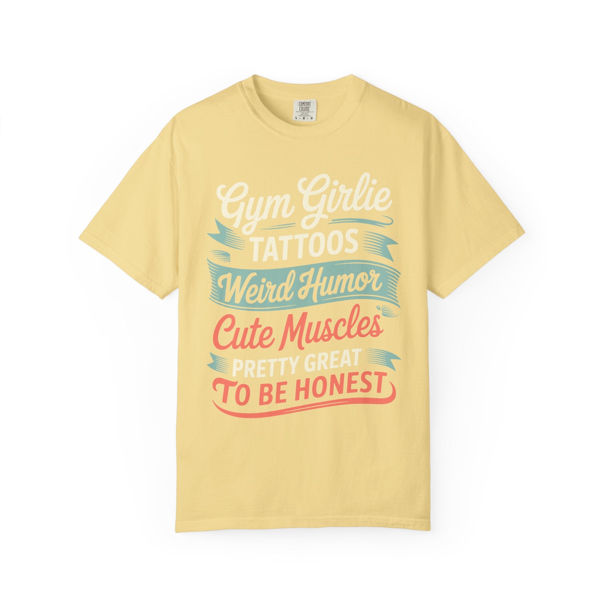Gym Girlie Funny Shirt, Tattoos Cute Weird Humor Workout Tee