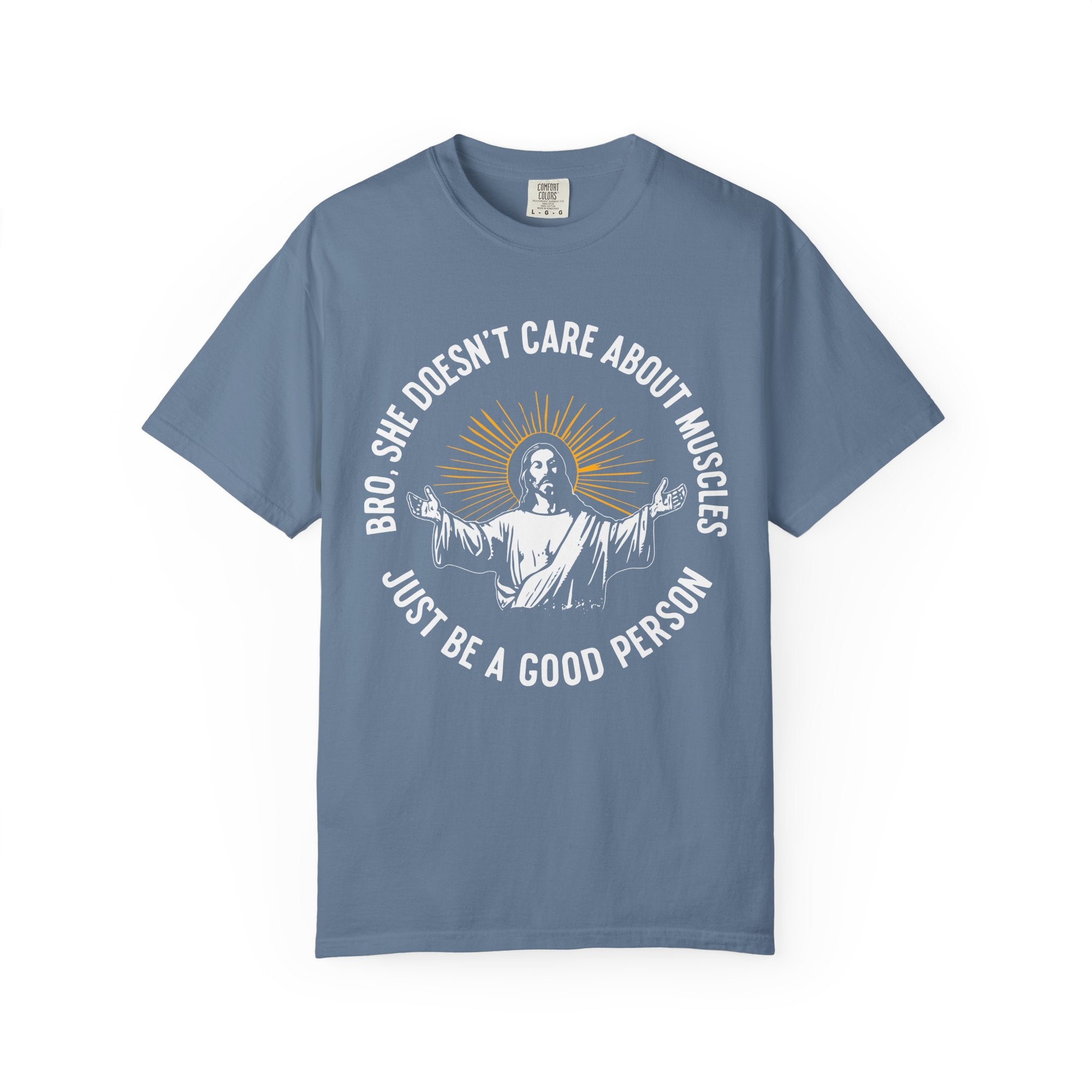 Jesus Funny But True Message Gym Tee or Pump Cover-T-Shirt-Gym Classics