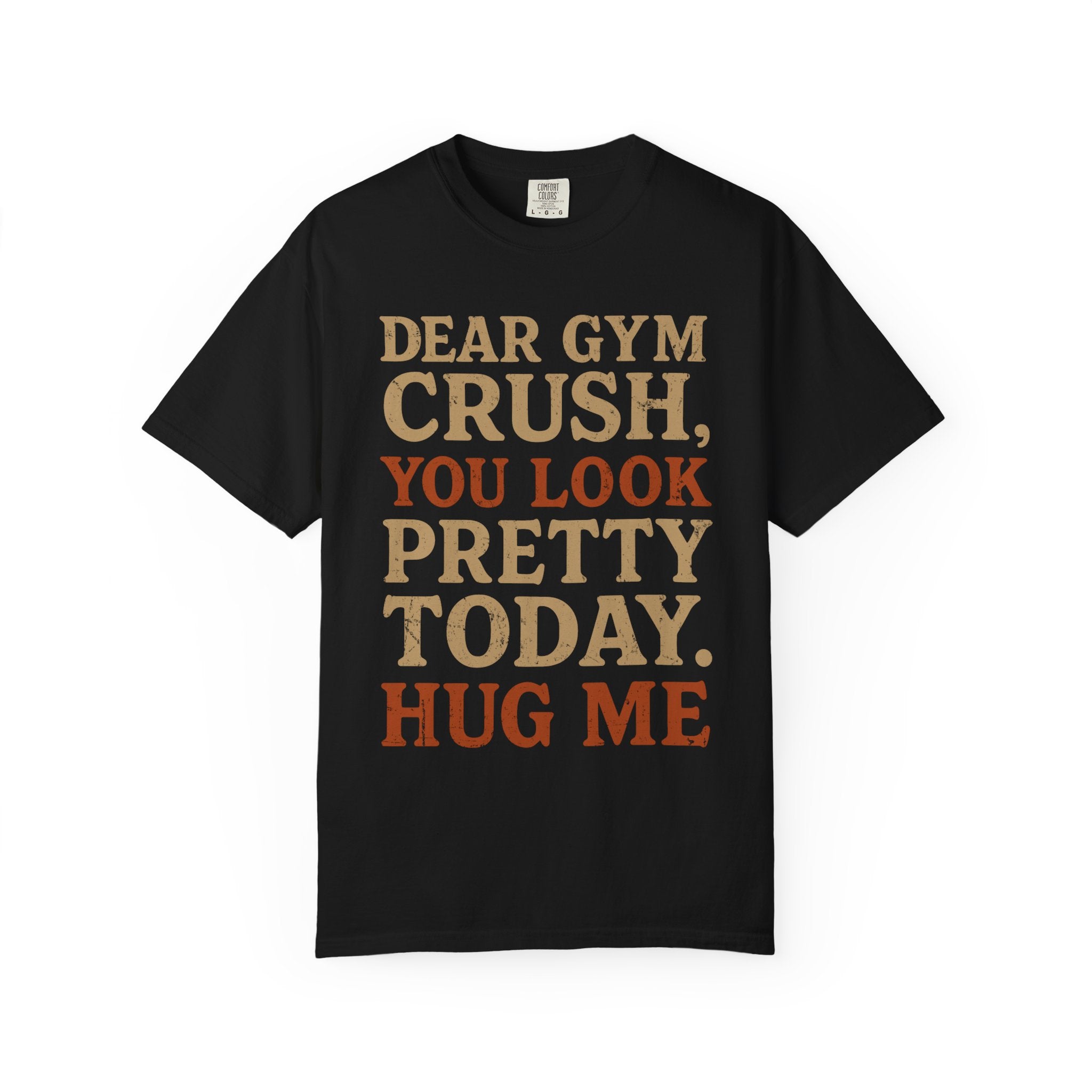 Funny Gym Crush T-Shirt, Lift, Laugh, Repeat-T-Shirt-Gym Classics