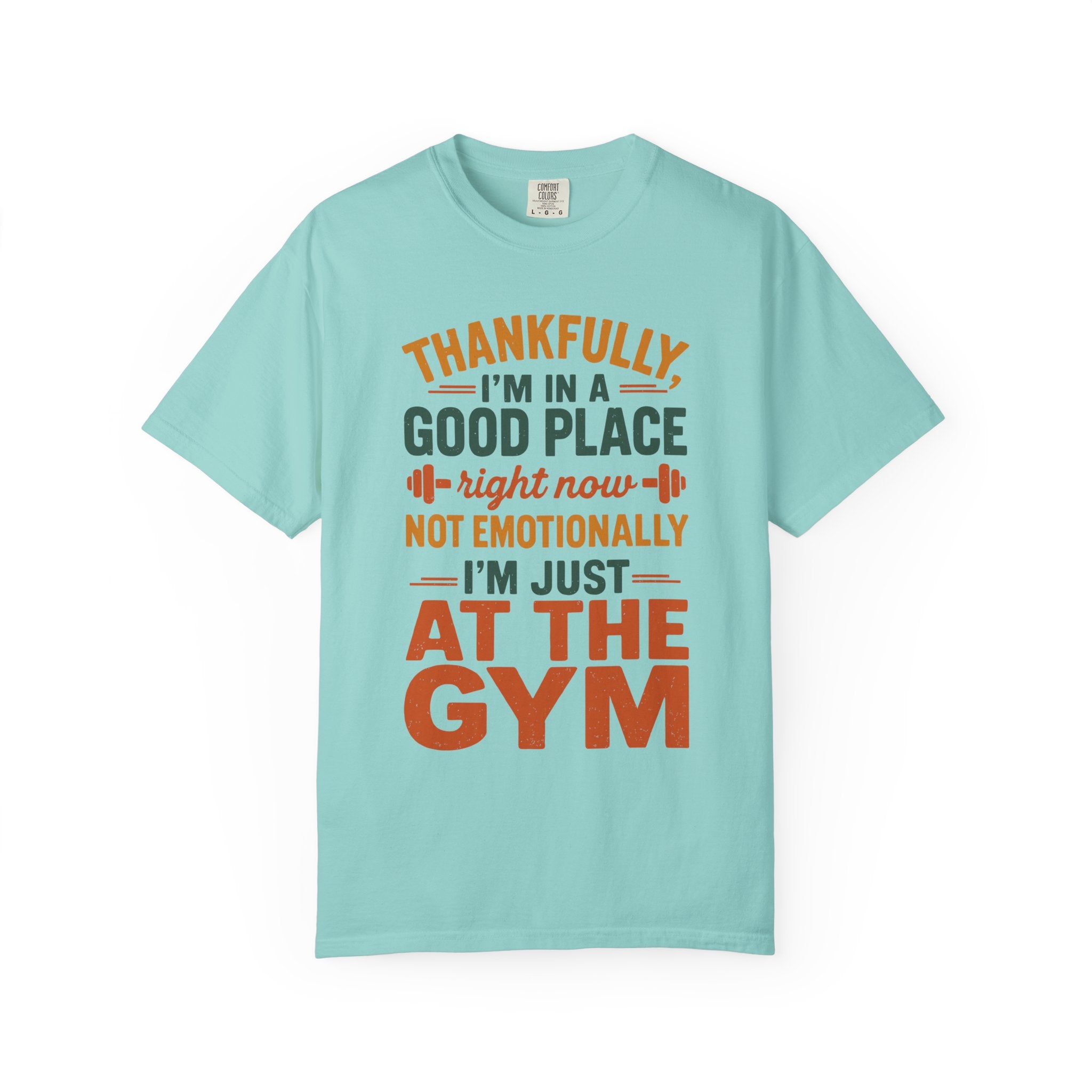 Lifting Is Therapy, Mental Health Garment-Dyed Gym Shirt-T-Shirt-Gym Classics