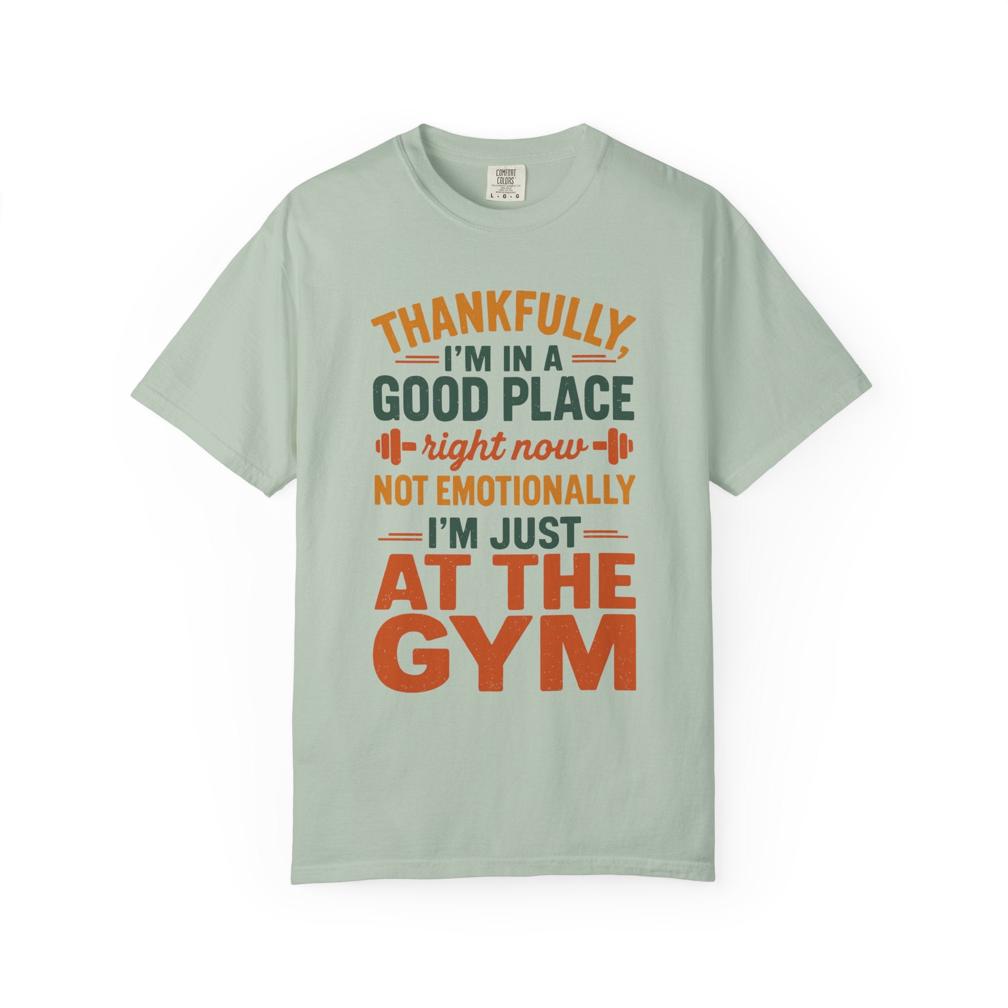 Lifting Is Therapy, Mental Health Garment-Dyed Gym Shirt-T-Shirt-Gym Classics