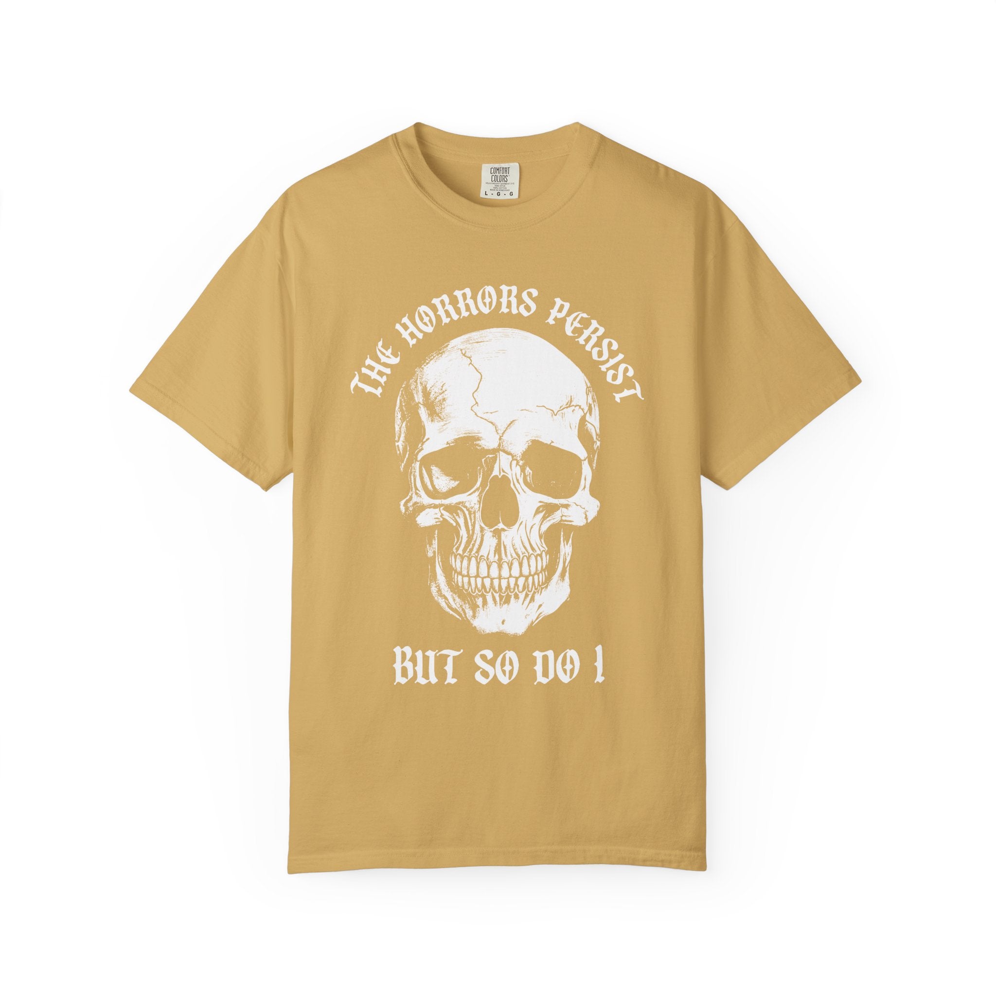 Motivation Skull Gym Tee, Strength and Determination-T-Shirt-Gym Classics