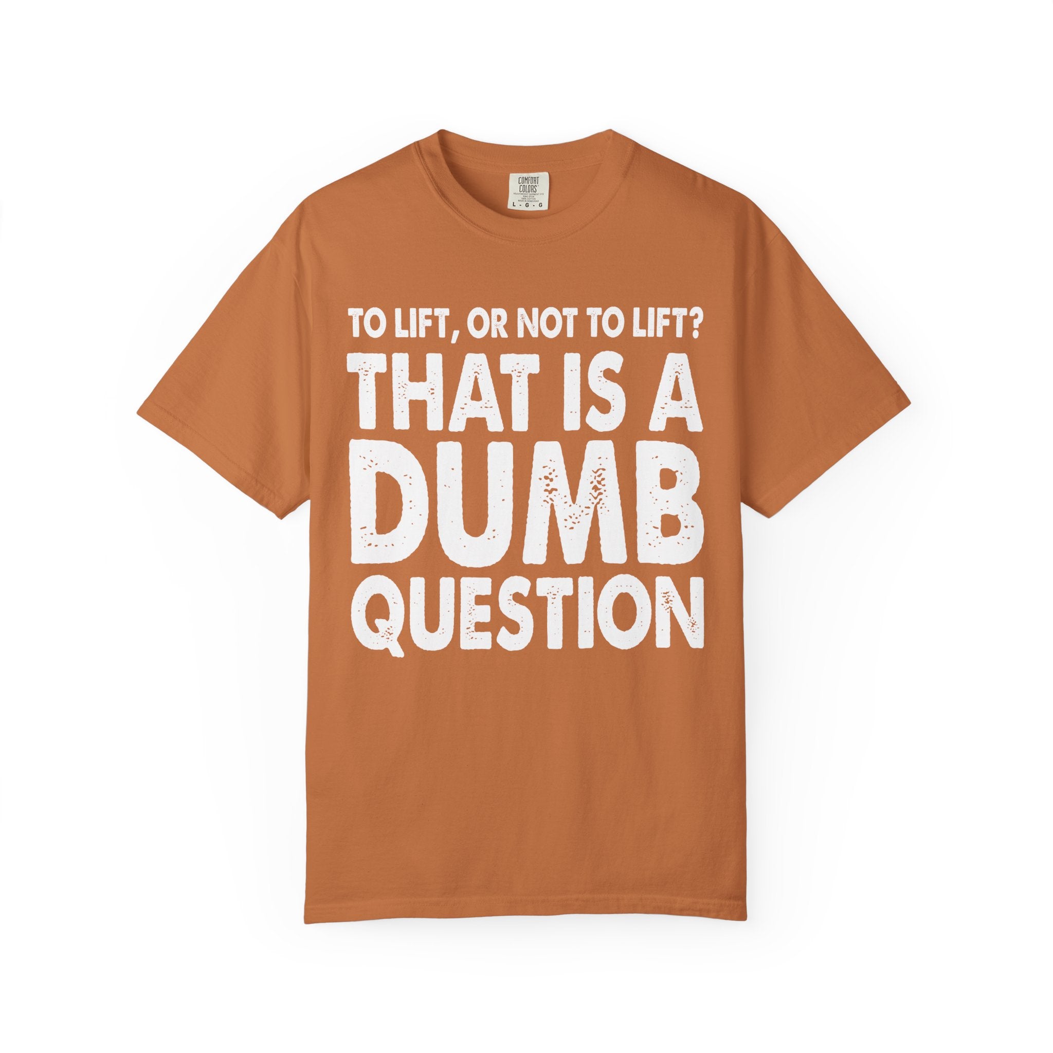 Funny Gym Shirt – Lift or Not to Lift, Unisex Workout Tee