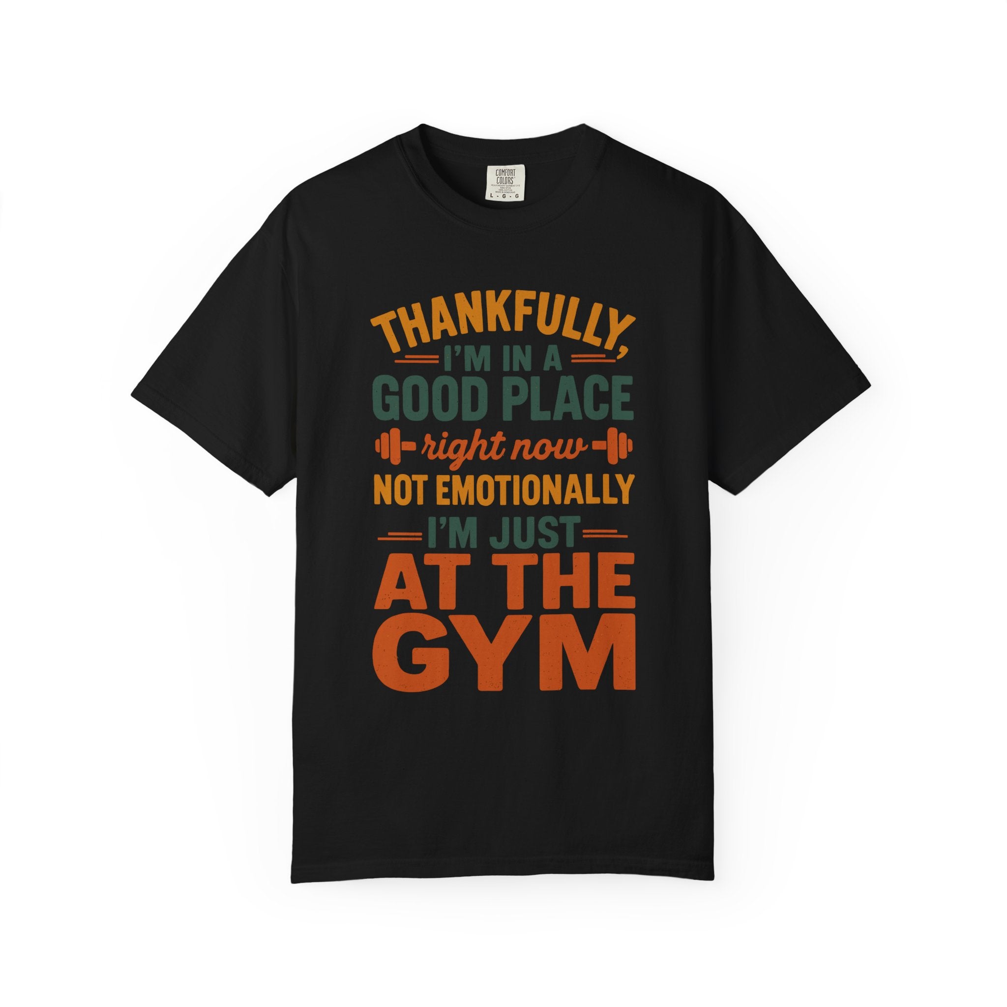 Lifting Is Therapy, Mental Health Garment-Dyed Gym Shirt-T-Shirt-Gym Classics