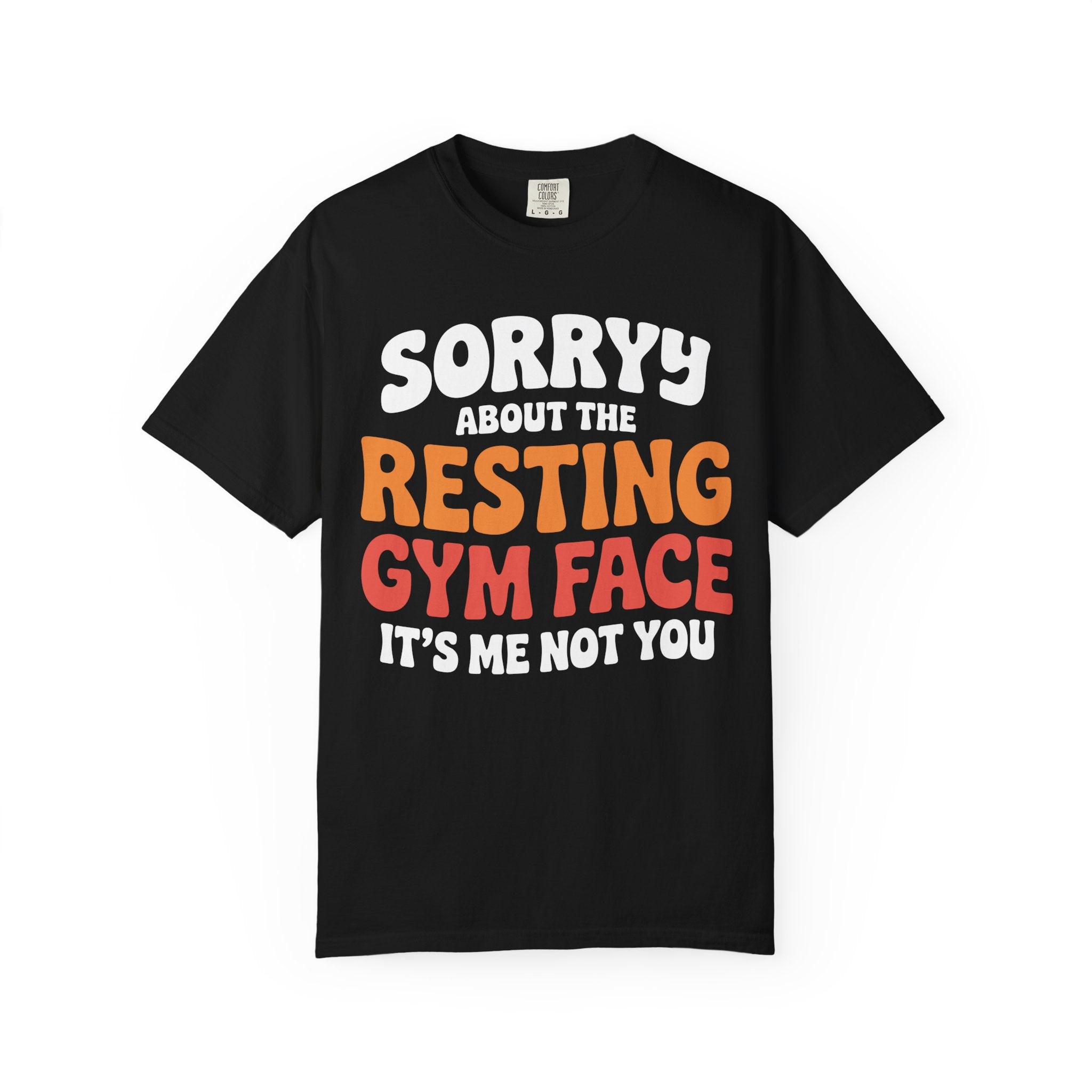 Funny Resting Gym Face T-Shirt, Weightlifting Workout Tee-T-Shirt-Gym Classics