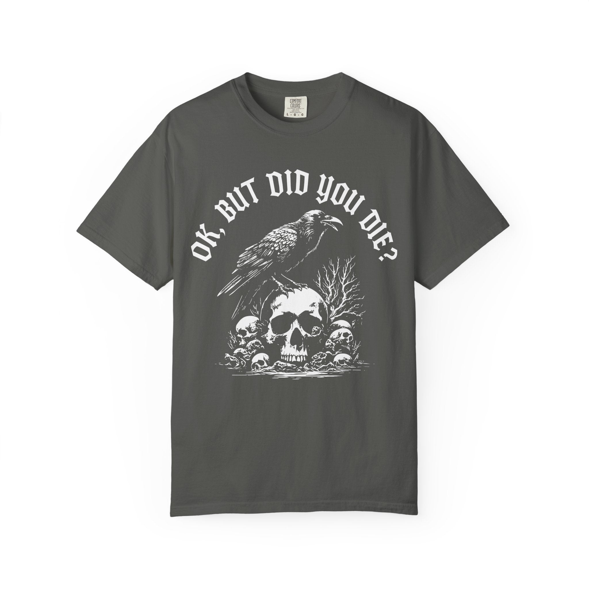 Skull & Crow Gothic-Style Gym Tee And Pump Cover-T-Shirt-Gym Classics