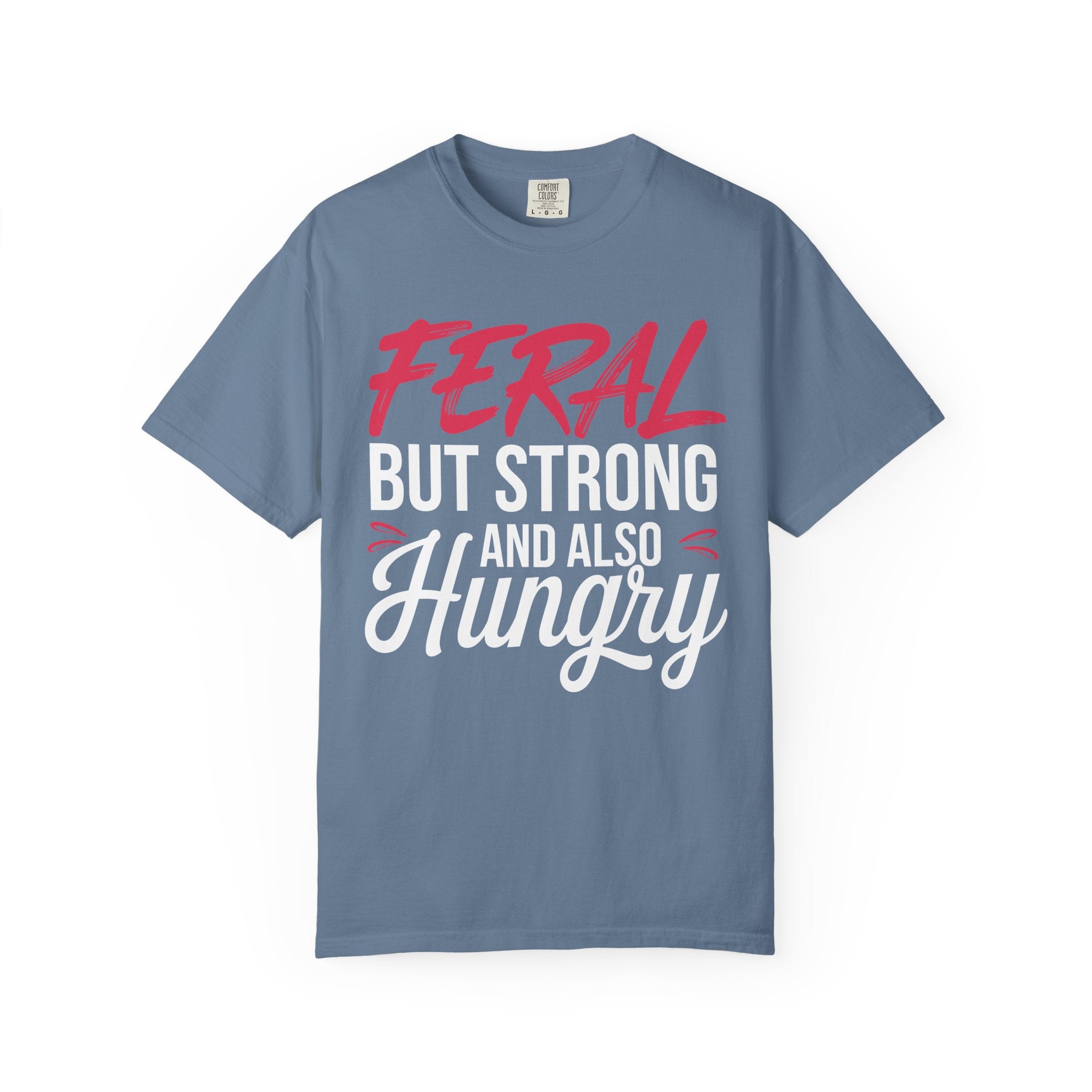 Feral Gym Girl Tee, Cute Strong and Hungry-T-Shirt-Gym Classics