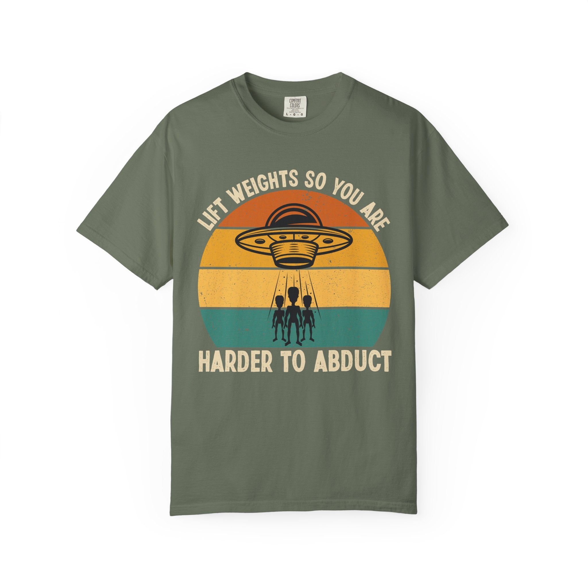 Alien Abduction Workout Shirt, Funny Gym Tee for Lifters-T-Shirt-Gym Classics