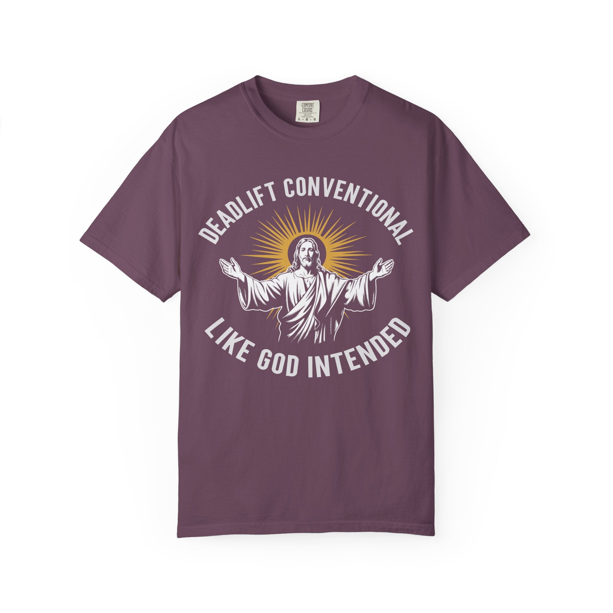 Jesus Funny Conventional Deadlift Gym Tee or Pump Cover-T-Shirt-Gym Classics