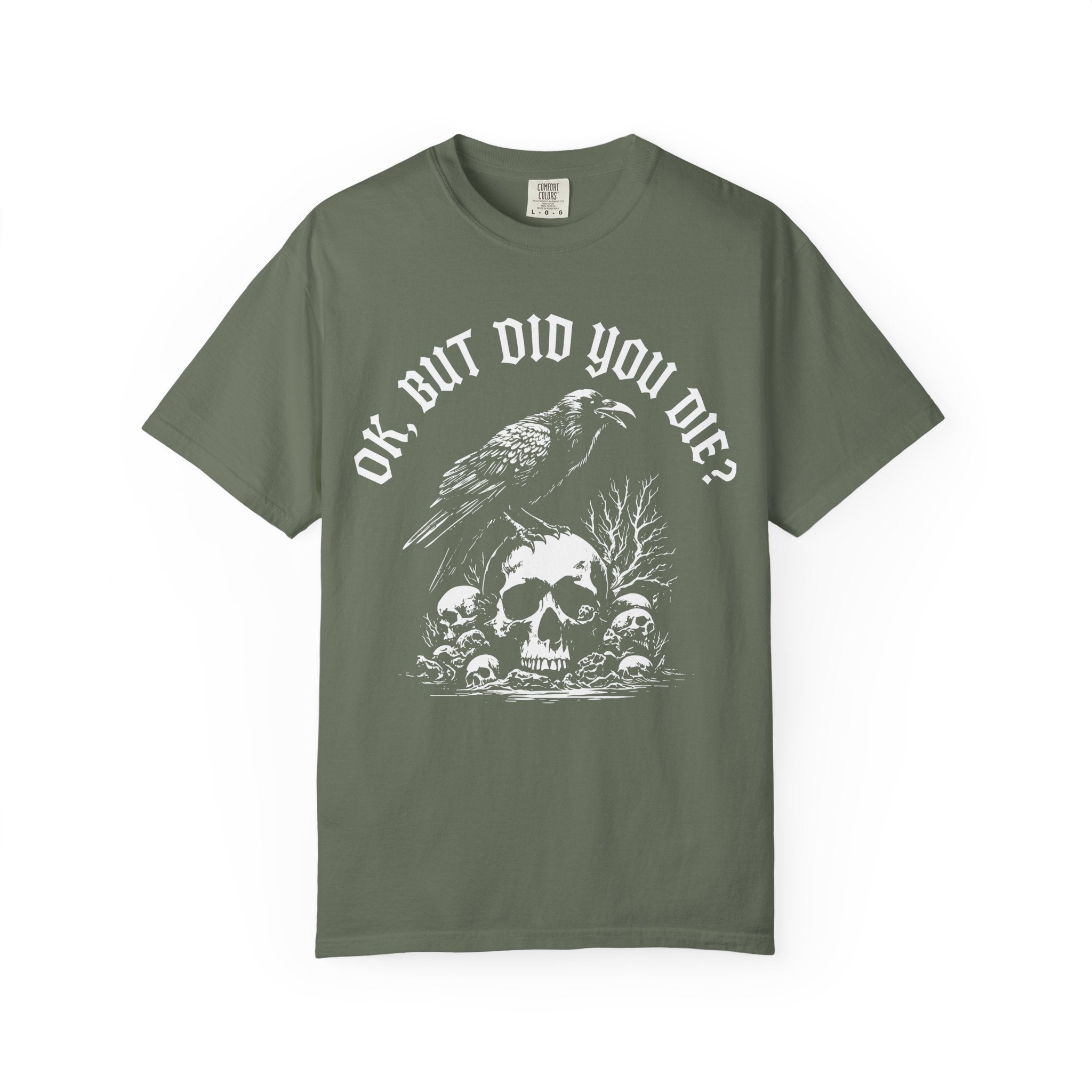 Skull & Crow Gothic-Style Gym Tee And Pump Cover-T-Shirt-Gym Classics