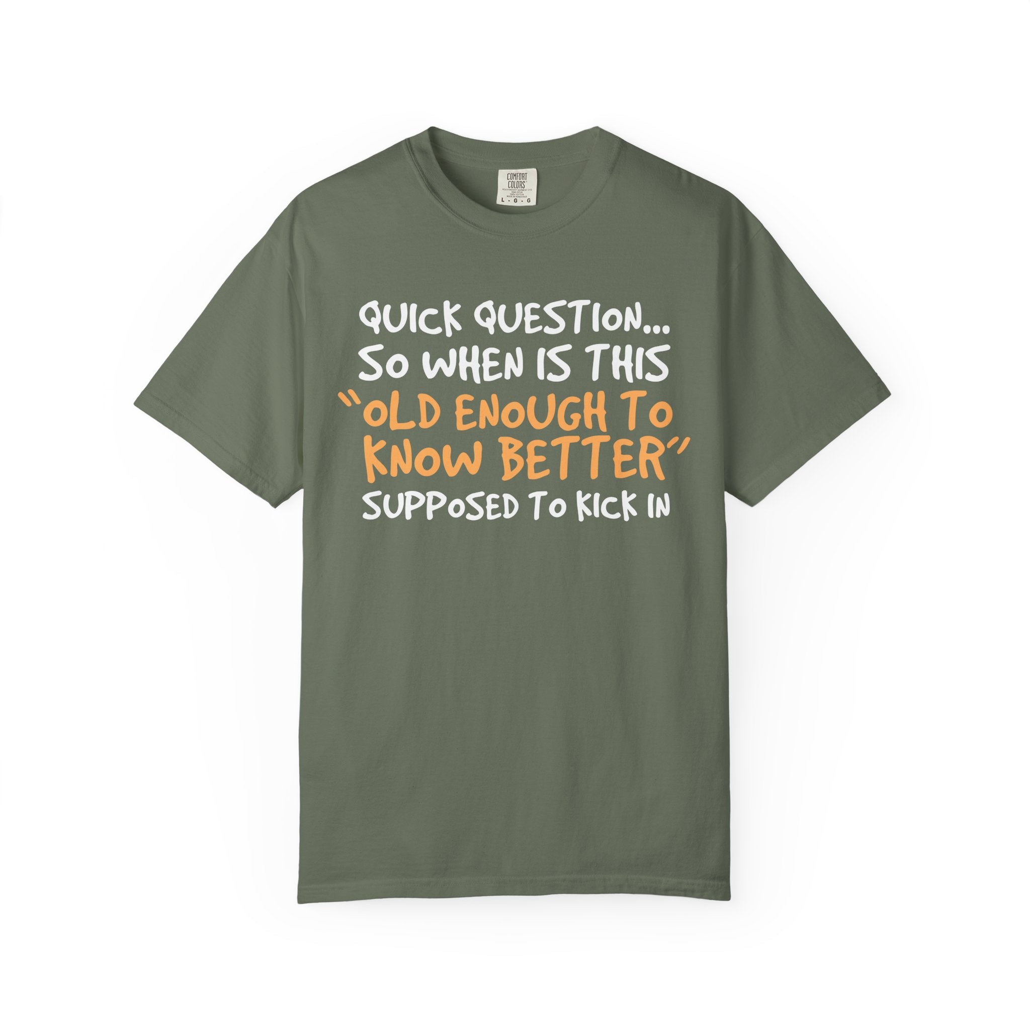 Old Enough to Know Better, Gym Shirt For Men and Women-T-Shirt-Gym Classics