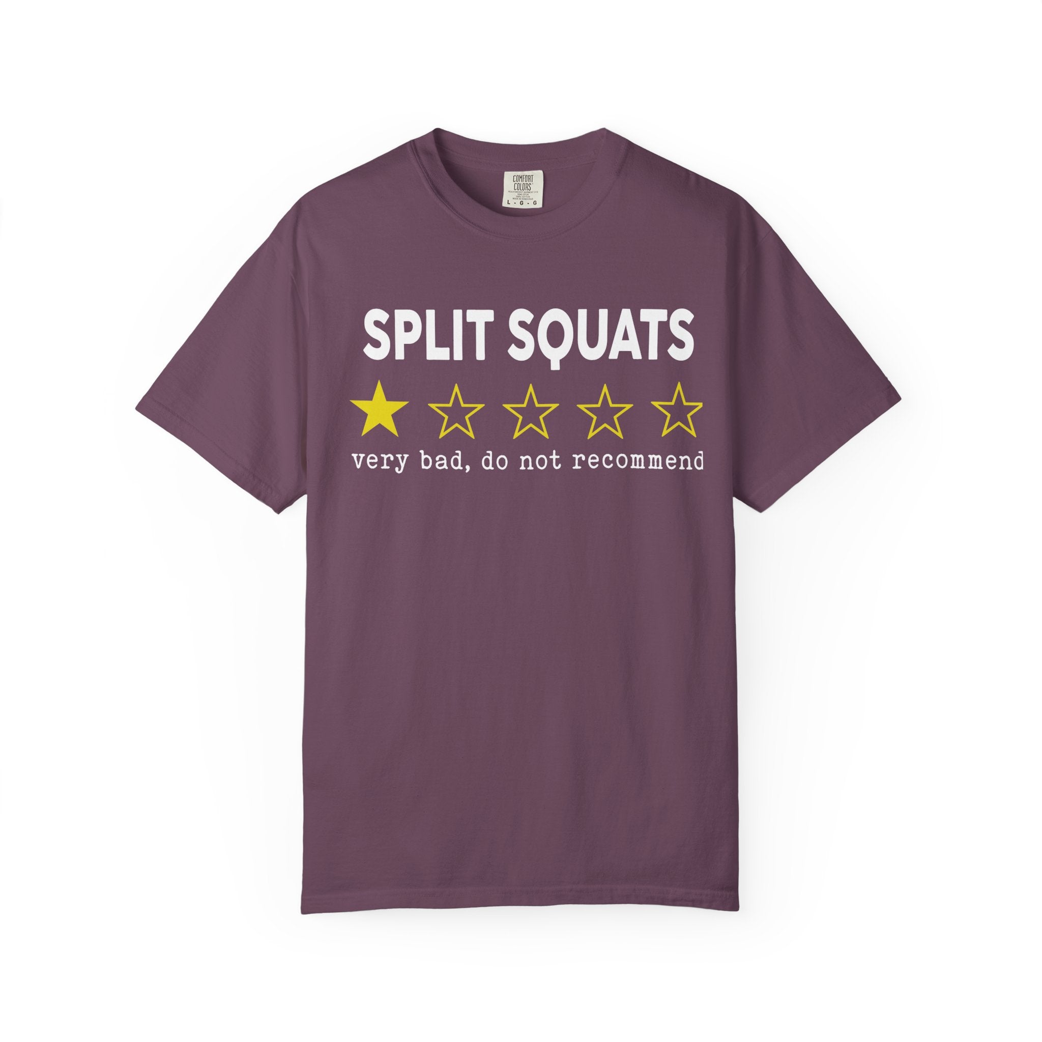 Split Squats Bad Review Cool Gym Tee And Pump Cover-T-Shirt-Gym Classics