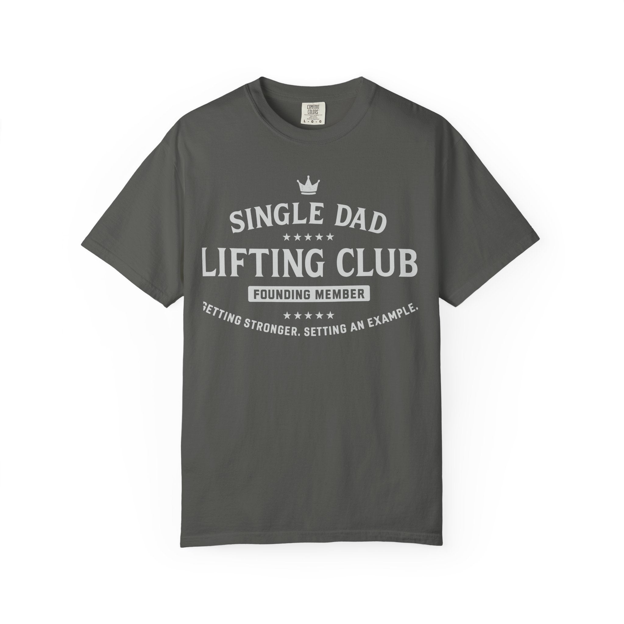 Single Dad Lifting Club, Cool Gym Shirt for Dads-T-Shirt-Gym Classics