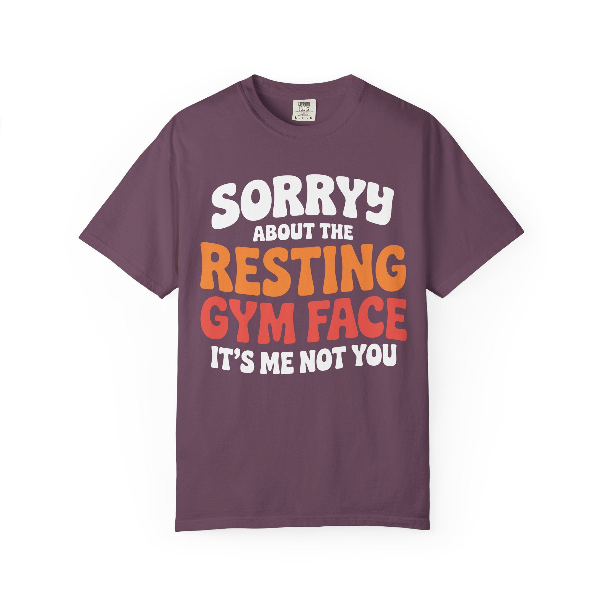 Funny Resting Gym Face T-Shirt, Weightlifting Workout Tee-T-Shirt-Gym Classics