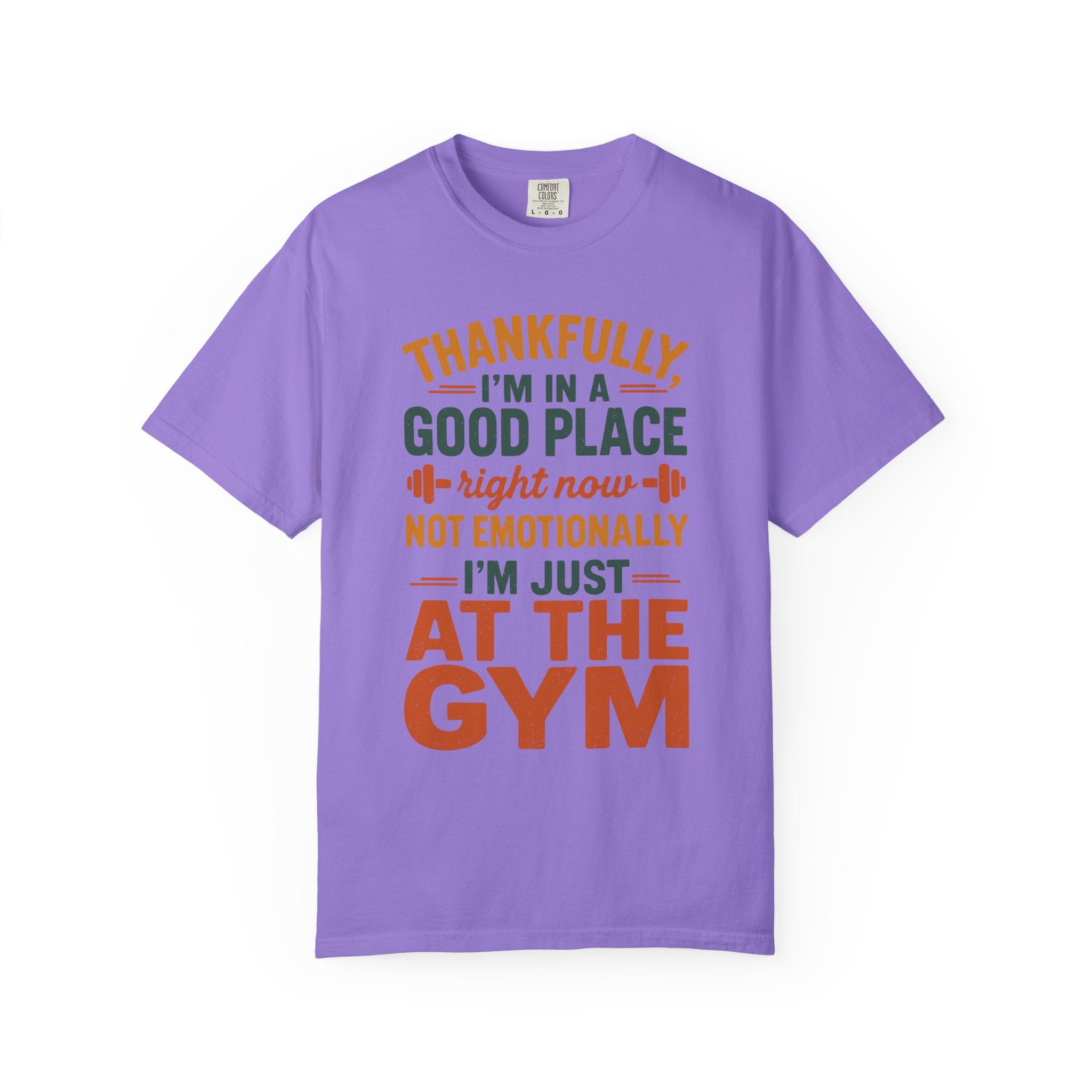 Lifting Is Therapy, Mental Health Garment-Dyed Gym Shirt-T-Shirt-Gym Classics