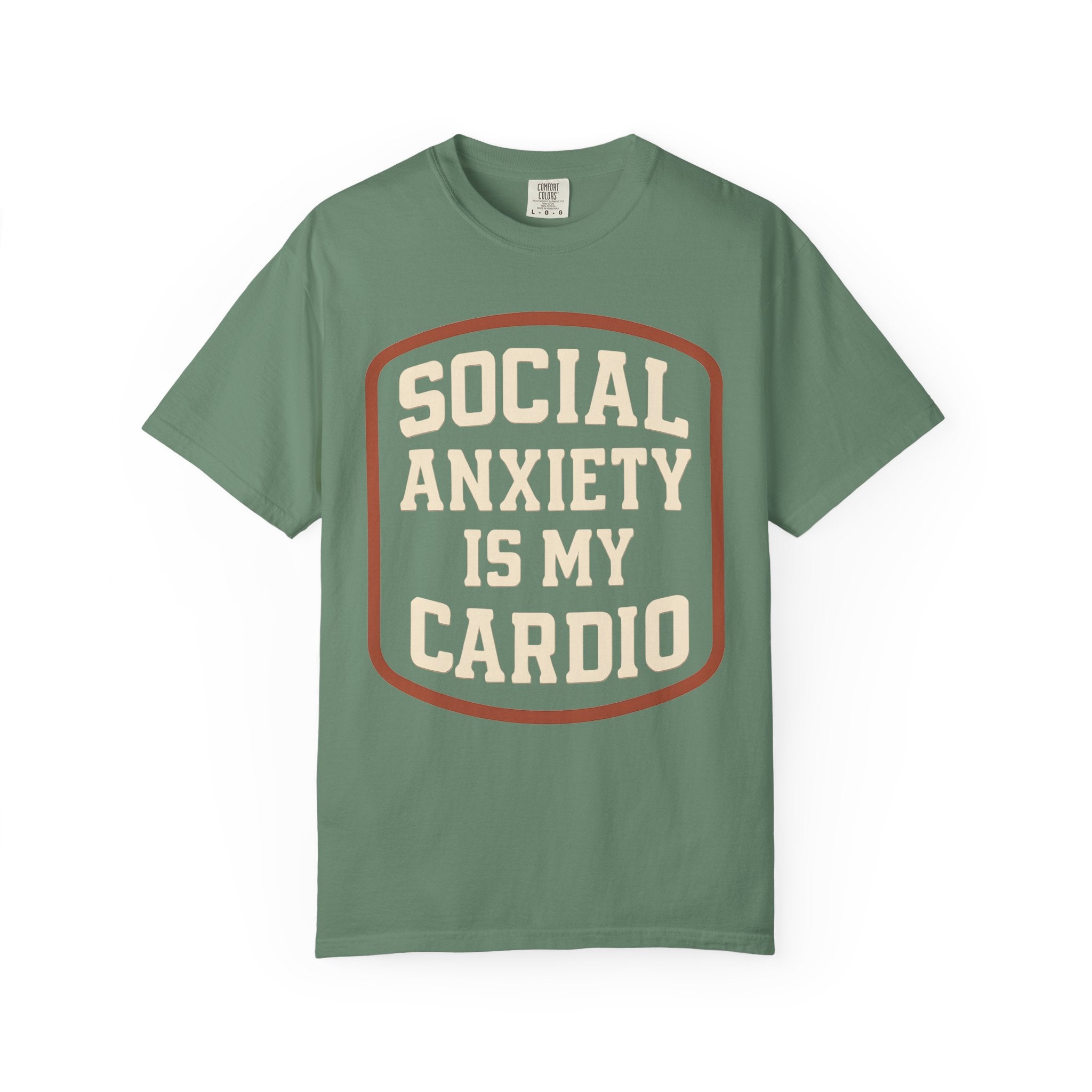 Social Anxiety Is My Cardio Shirt, Funny Mental Health Gym Tee-T-Shirt-Gym Classics
