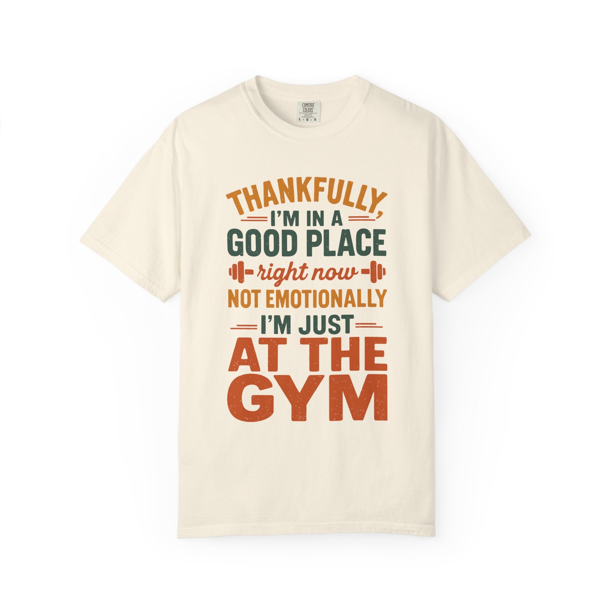 Lifting Is Therapy, Mental Health Garment-Dyed Gym Shirt-T-Shirt-Gym Classics
