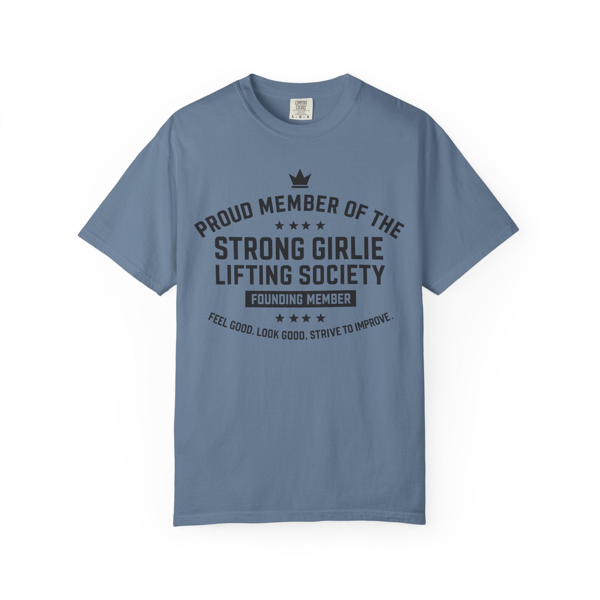 Strong Girlie Tee, Cute Powerful Women Gym Shirt-T-Shirt-Gym Classics