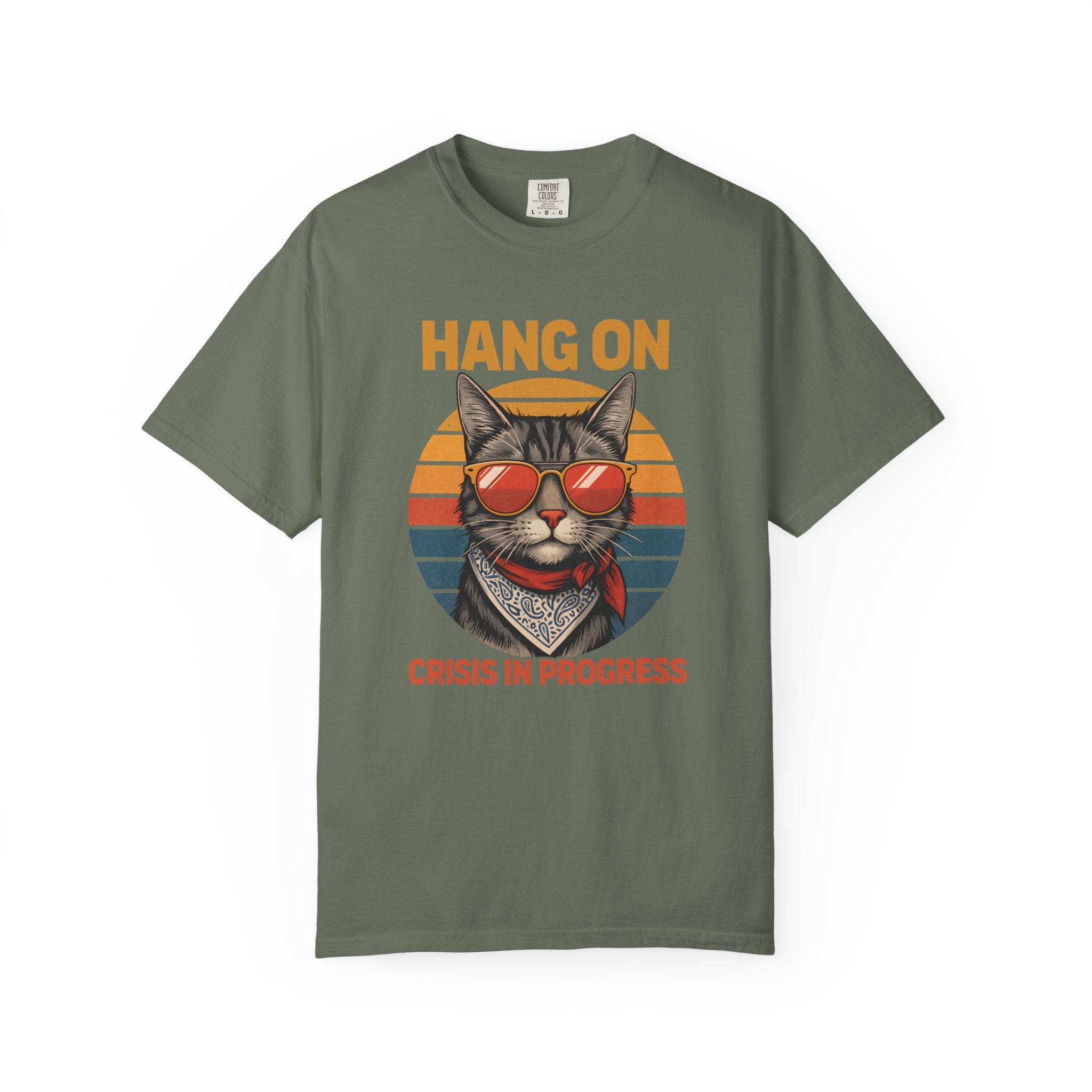 Vintage Mental Health Crisis Cat Gym Shirt-T-Shirt-Gym Classics