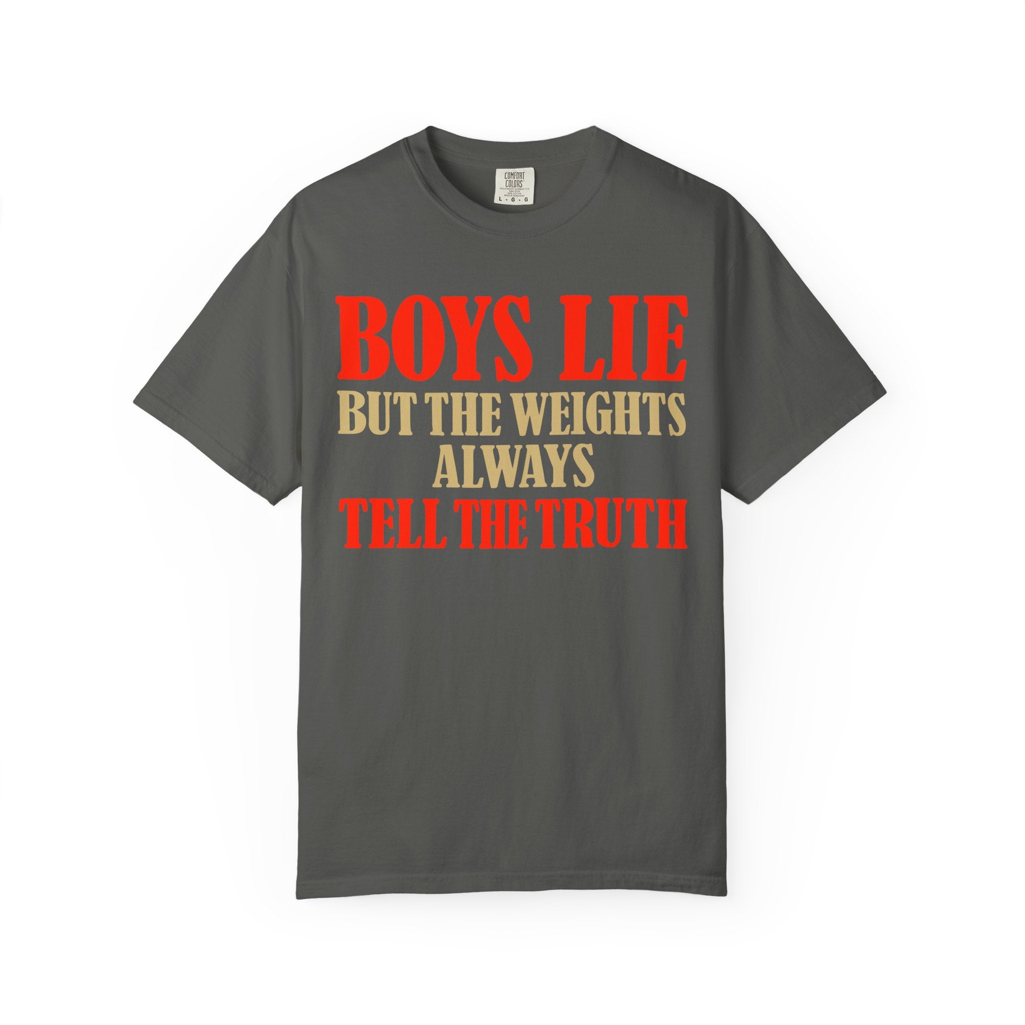 Boys Lie But The Weights Don't, Girl Power Gym Tee or Pump Cover-T-Shirt-Gym Classics