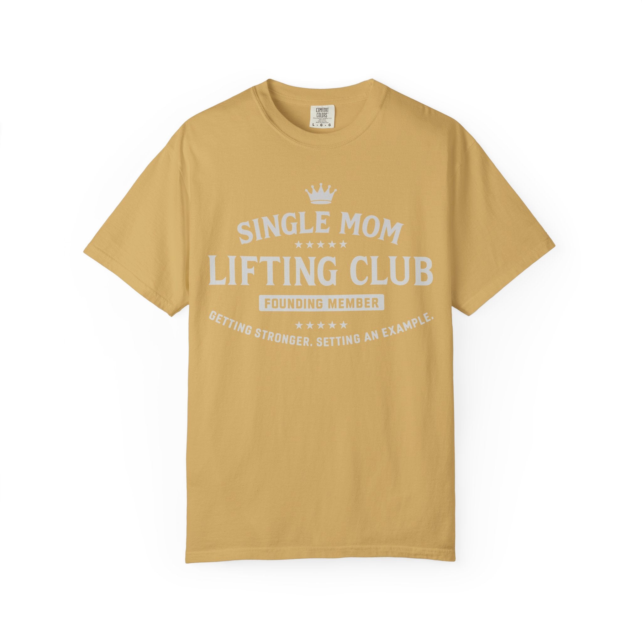 Single Mom Lifting Club Tee, Cozy & Stylish Fit-T-Shirt-Gym Classics