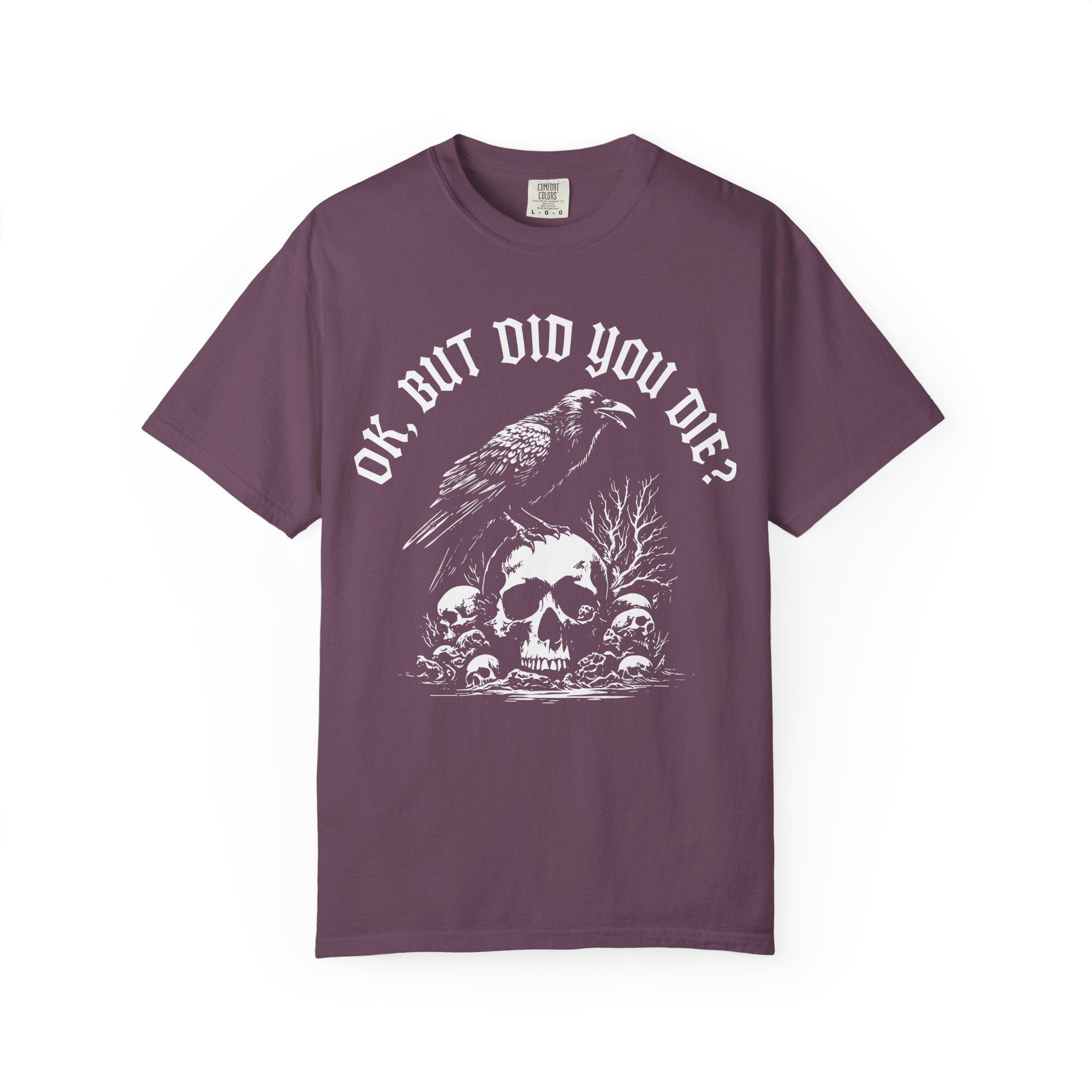 Skull & Crow Gothic-Style Gym Tee And Pump Cover-T-Shirt-Gym Classics