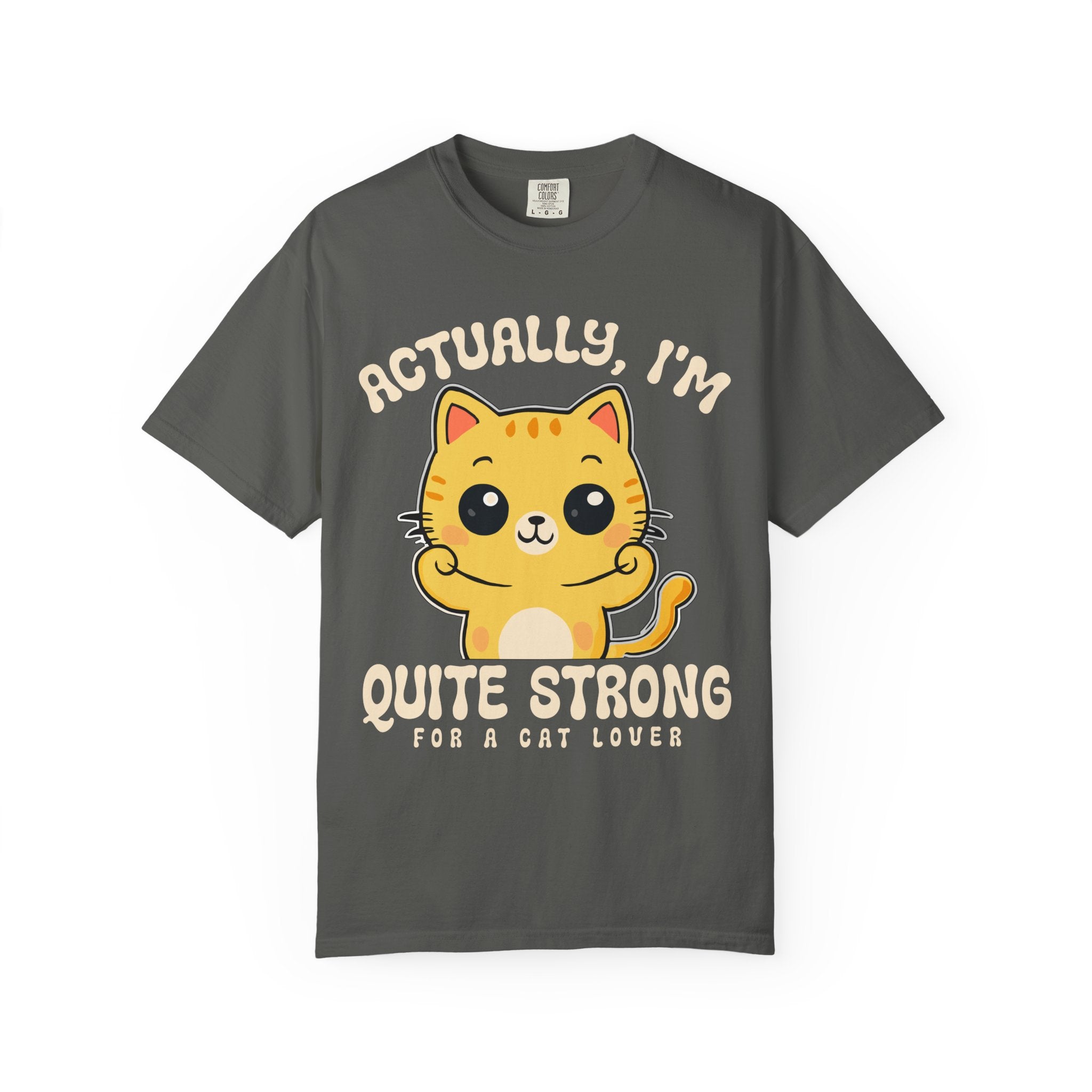 Strong Cat Lover Tee, Funny Gym Shirt for Cat Fans-T-Shirt-Gym Classics