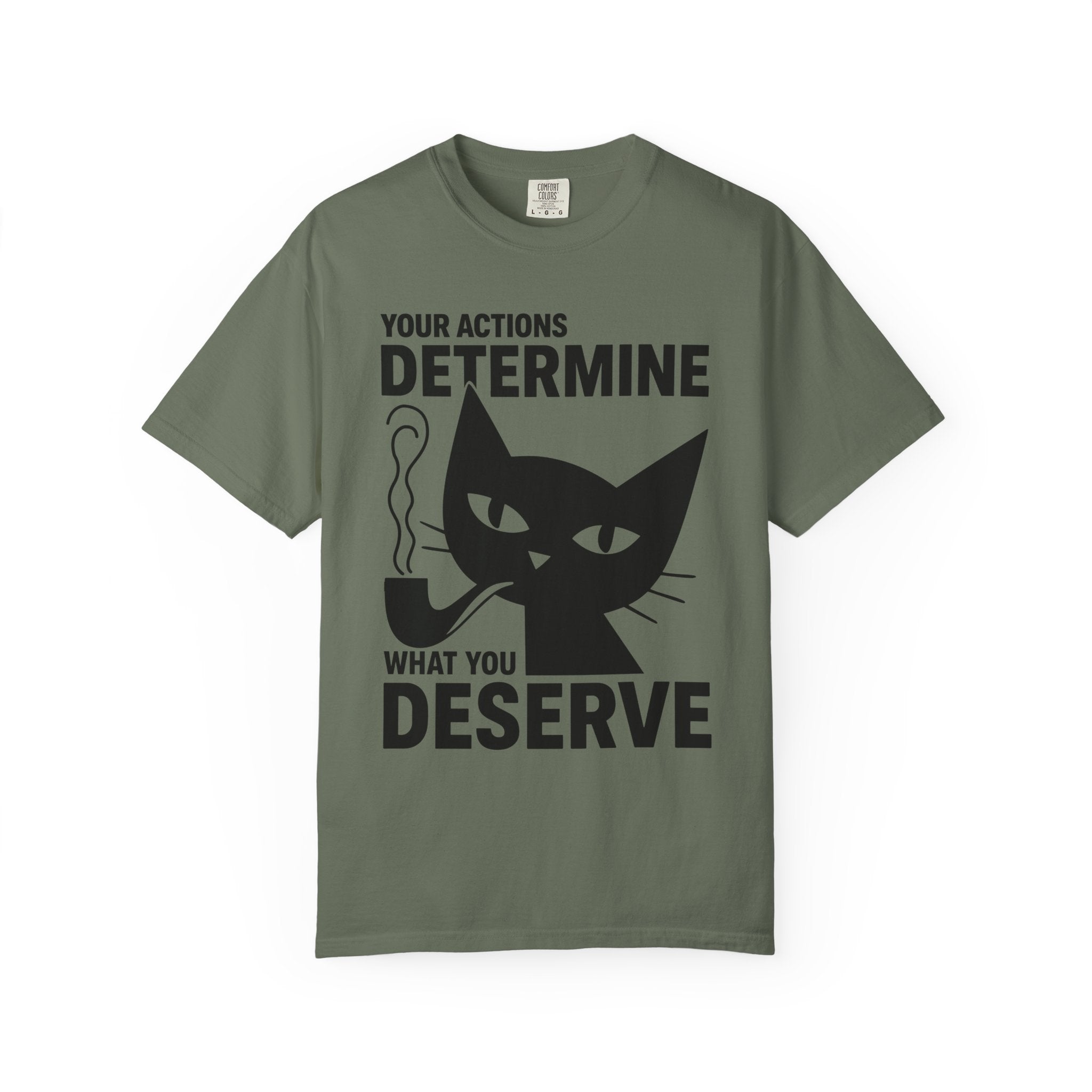 Motivational Cat Shirt, Take Action in the Gym and Life-T-Shirt-Gym Classics