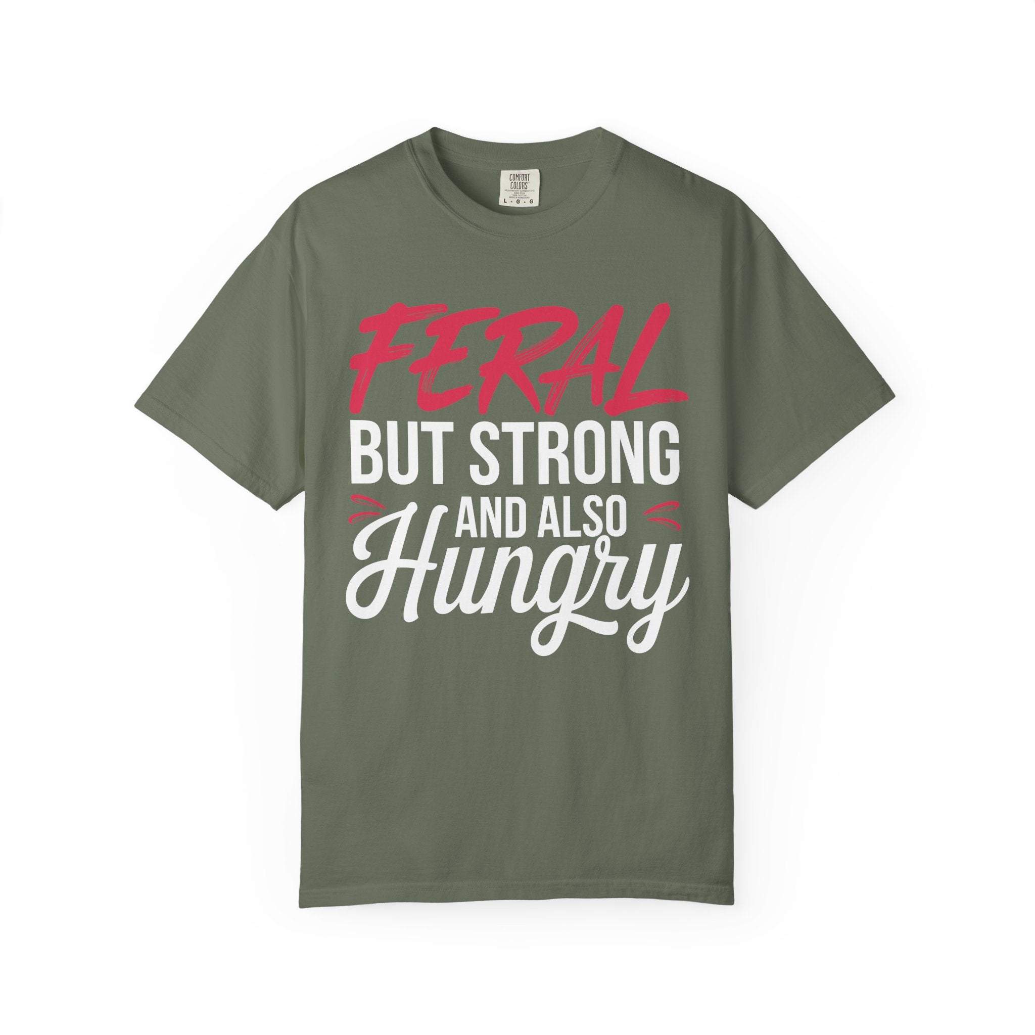 Feral Gym Girl Tee, Cute Strong and Hungry-T-Shirt-Gym Classics