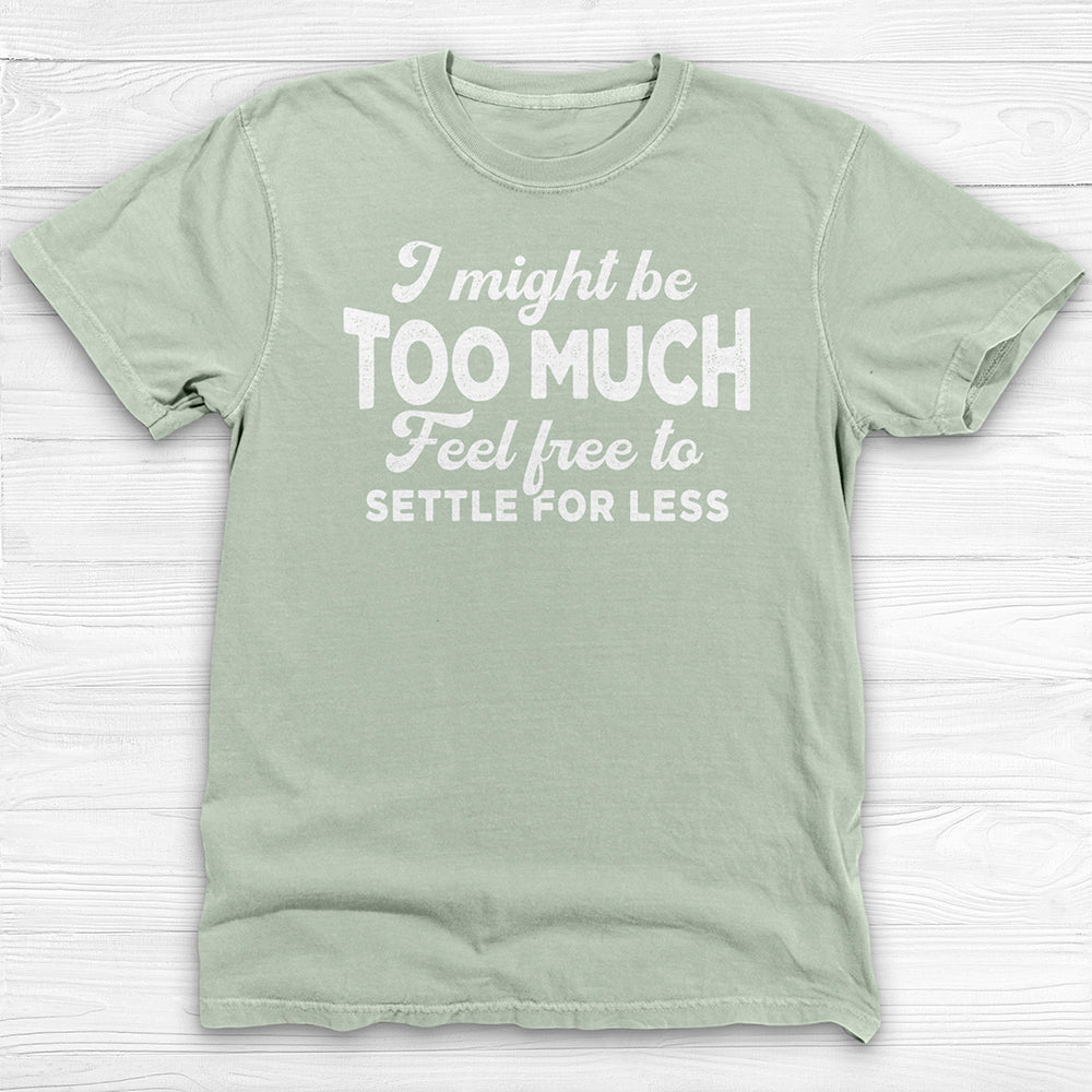 I Might Be Too Much Confident Women Gym Tee Or Pump Cover-T-Shirt-Gym Classics
