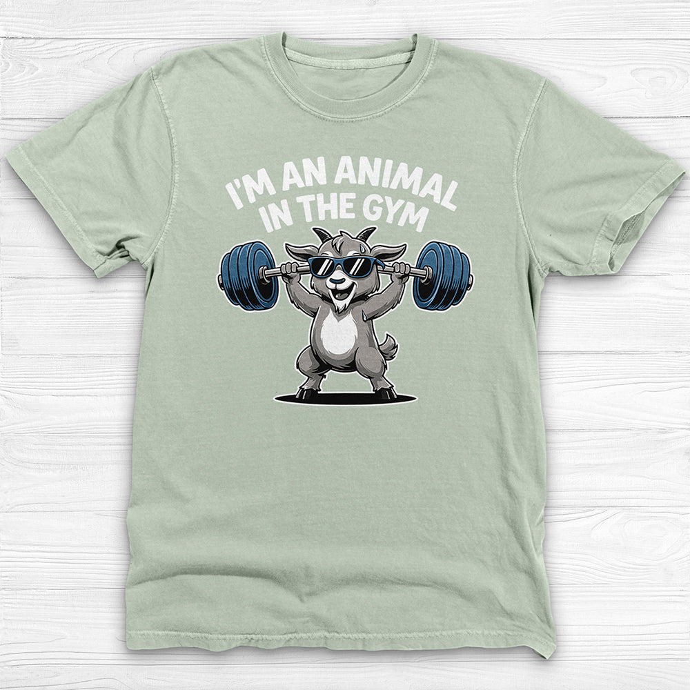 Cute Goat Gym Shirt, Funny Workout Tee or Pump Cover-T-Shirt-Gym Classics
