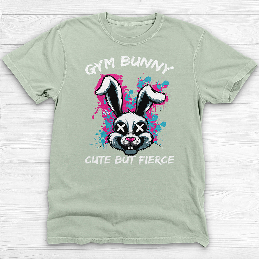 Gym Bunny Tee, Cute But Fierce Workout Shirt or Pump Cover
