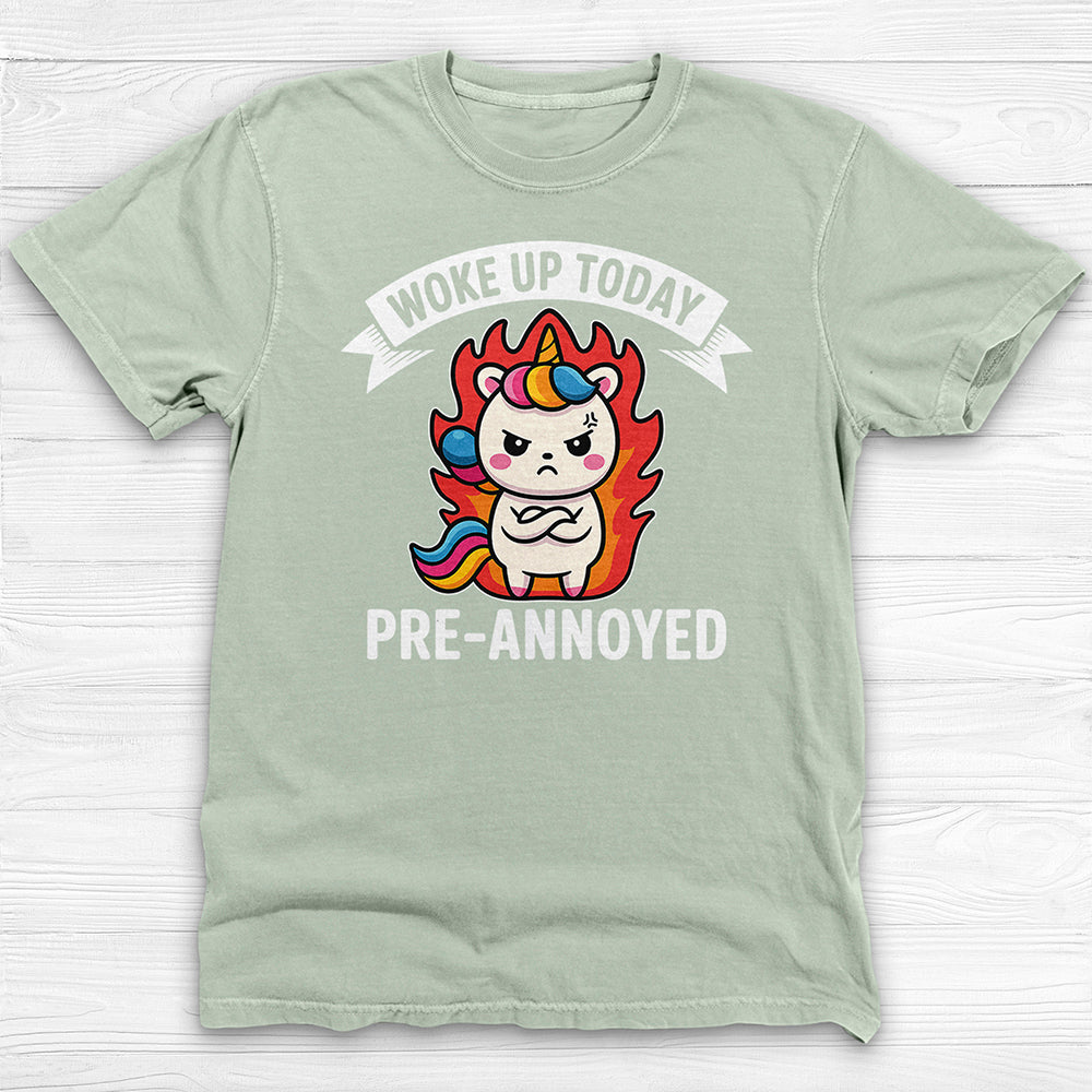 Unicorn Annoyed Already Today Funny Gym Tee Or Pump Cover