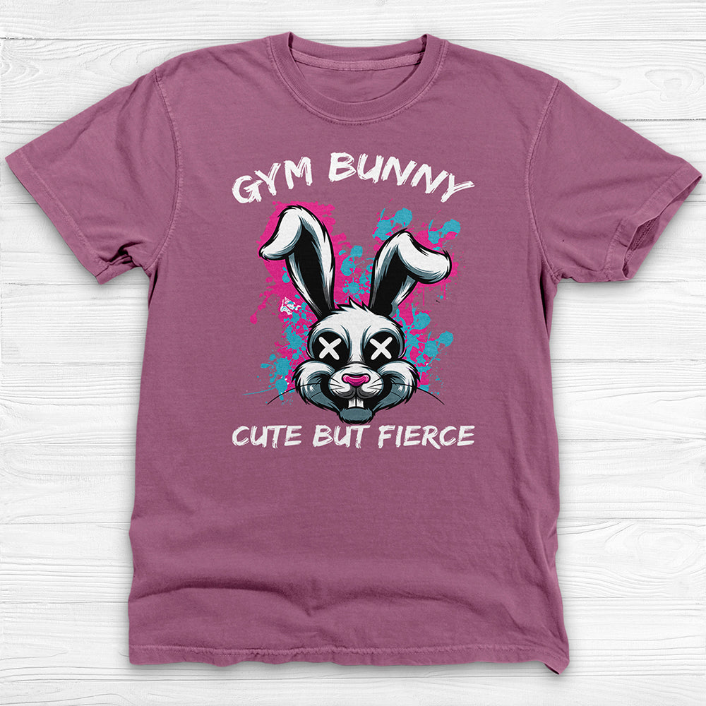 Gym Bunny Tee, Cute But Fierce Workout Shirt or Pump Cover