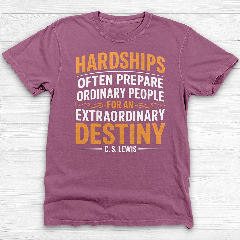 Extraordinary Destiny Quote Shirt, Motivational Gym And Life Tee