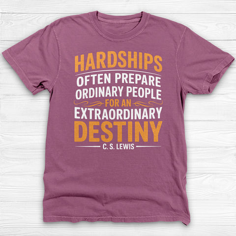 Extraordinary Destiny Quote Shirt, Motivational Gym And Life Tee