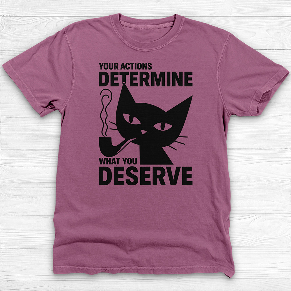 Empowered Cat T-Shirt, Bold Graphic Tee, Motivational Unisex Shirt, Unique Gift for Cat Lovers, Statement Fashion for Everyday Wear