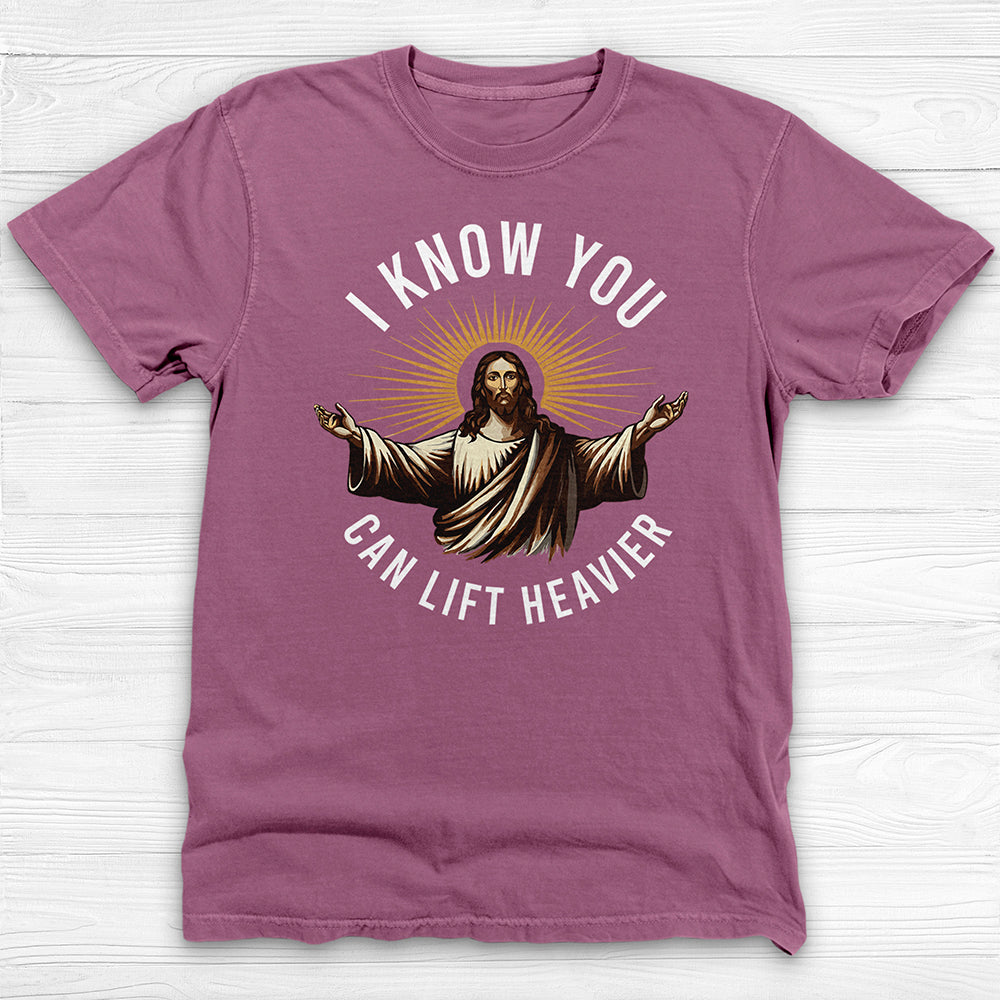 Jesus Lift Heavier Motivational Gym Shirt or Pump Cover