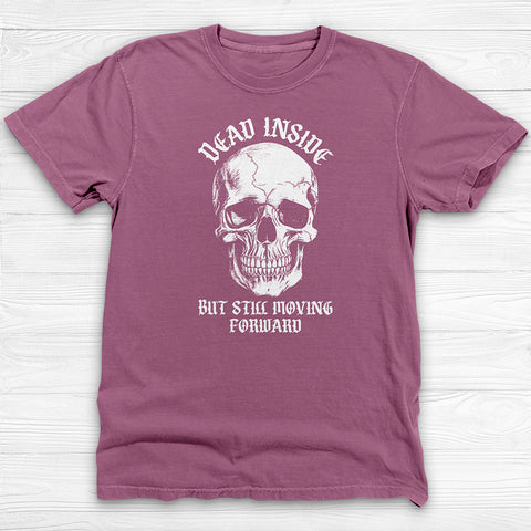 Dead Inside Still Moving Skull Gym Shirt, Stress & Strength Tee