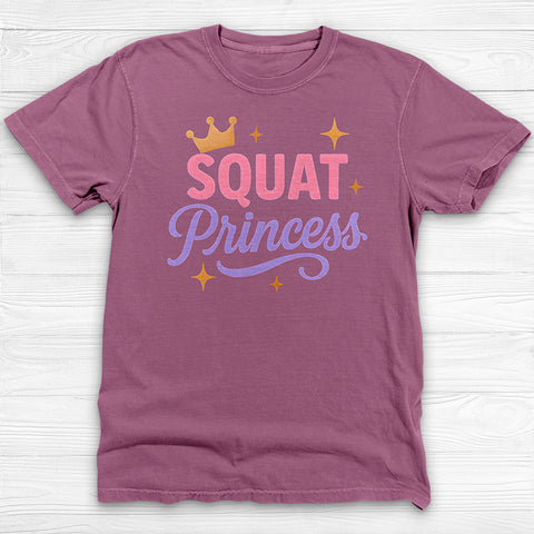 Squat Princess Gym Shirt Or Pump Cover For Fitness Girls