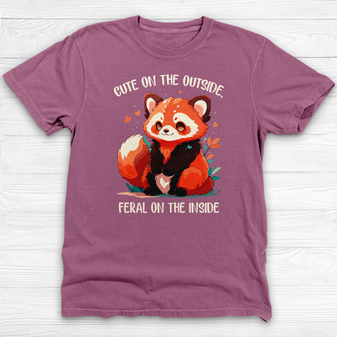Cute But Feral Red Panda Gym Tee Or Pump Cover