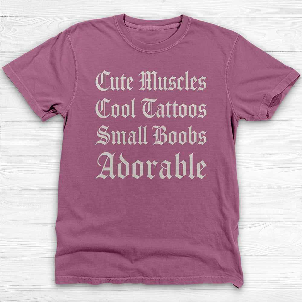 Cute, Inked & Unapologetic, Women’s Gym Shirt or Pump Cover-T-Shirt-Gym Classics