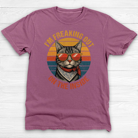 Freaking Out On The Inside Funny Gym Shirt Or Pump Cover