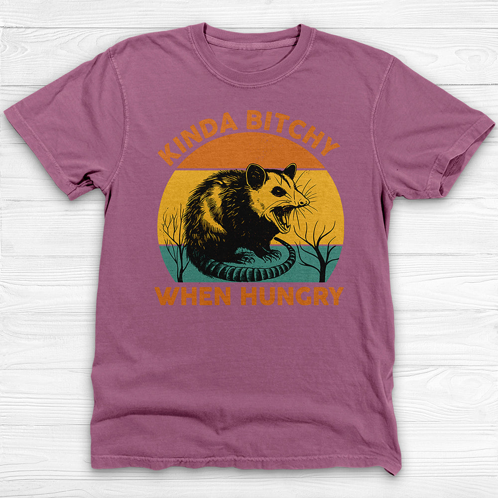 Kinda Bitchy When Hungry Funny Animal Gym Shirt-T-Shirt-Gym Classics