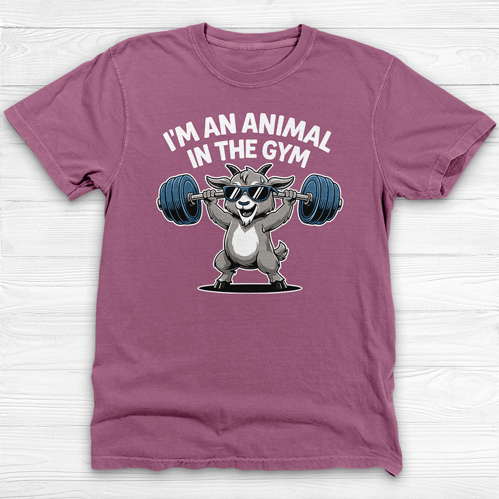 Cute Goat Gym Shirt, Funny Workout Tee or Pump Cover-T-Shirt-Gym Classics