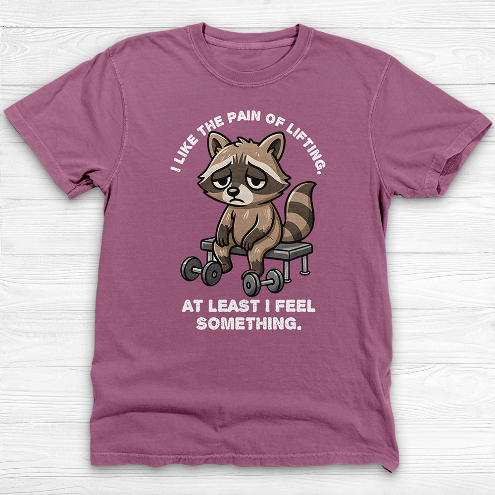 Cute Sad Raccoon Workout T-Shirt, Do It Sad Humorous Gym Tee-T-Shirt-Gym Classics